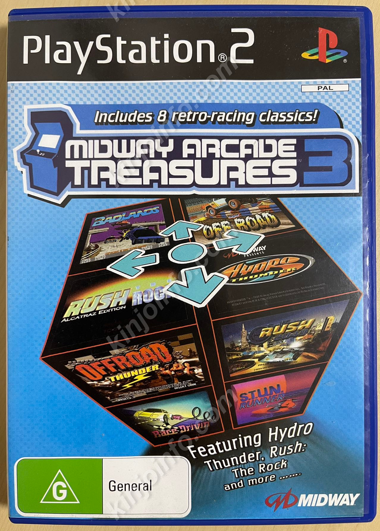 Midway Arcade Treasures 3【中古美品・PAL版・PS2欧州版】