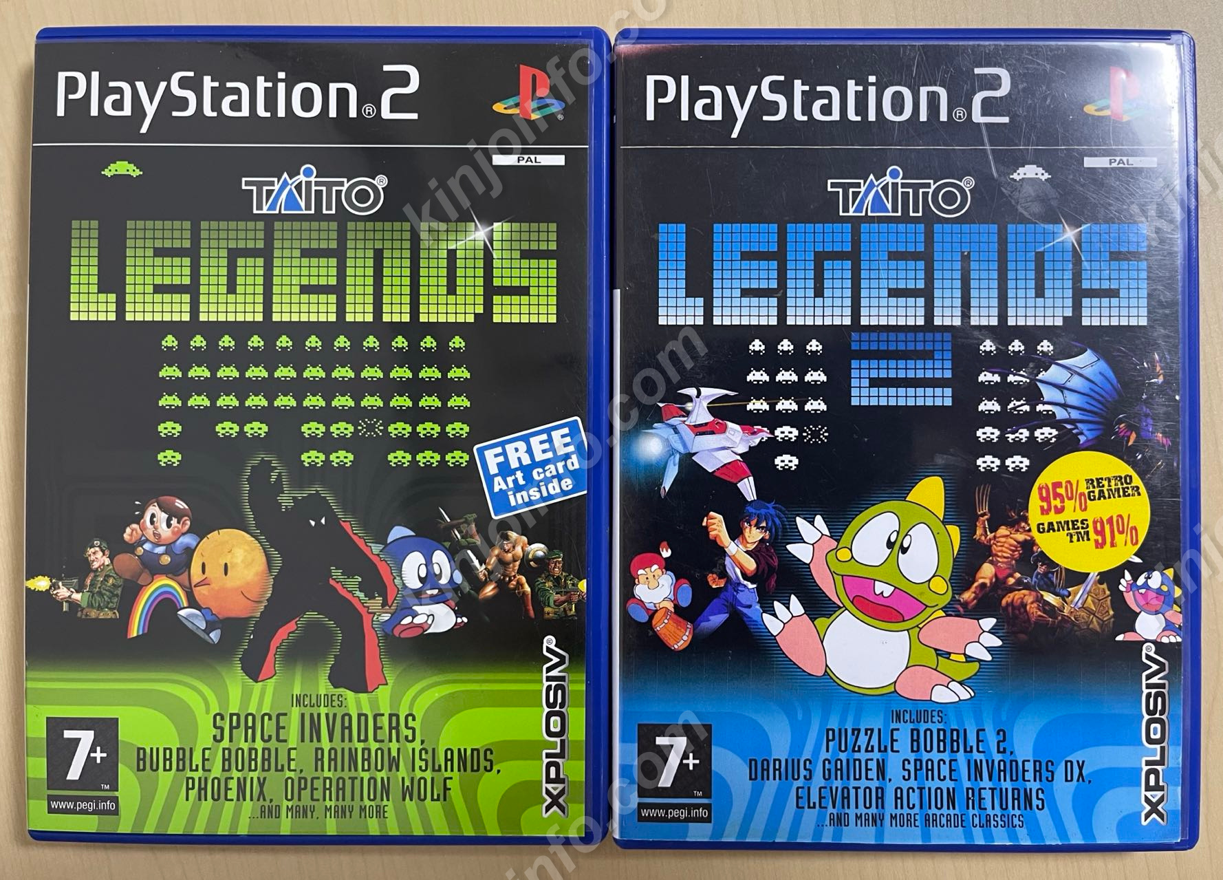 Taito Legends 1&2 【中古美品・PAL版・PS2欧州版】