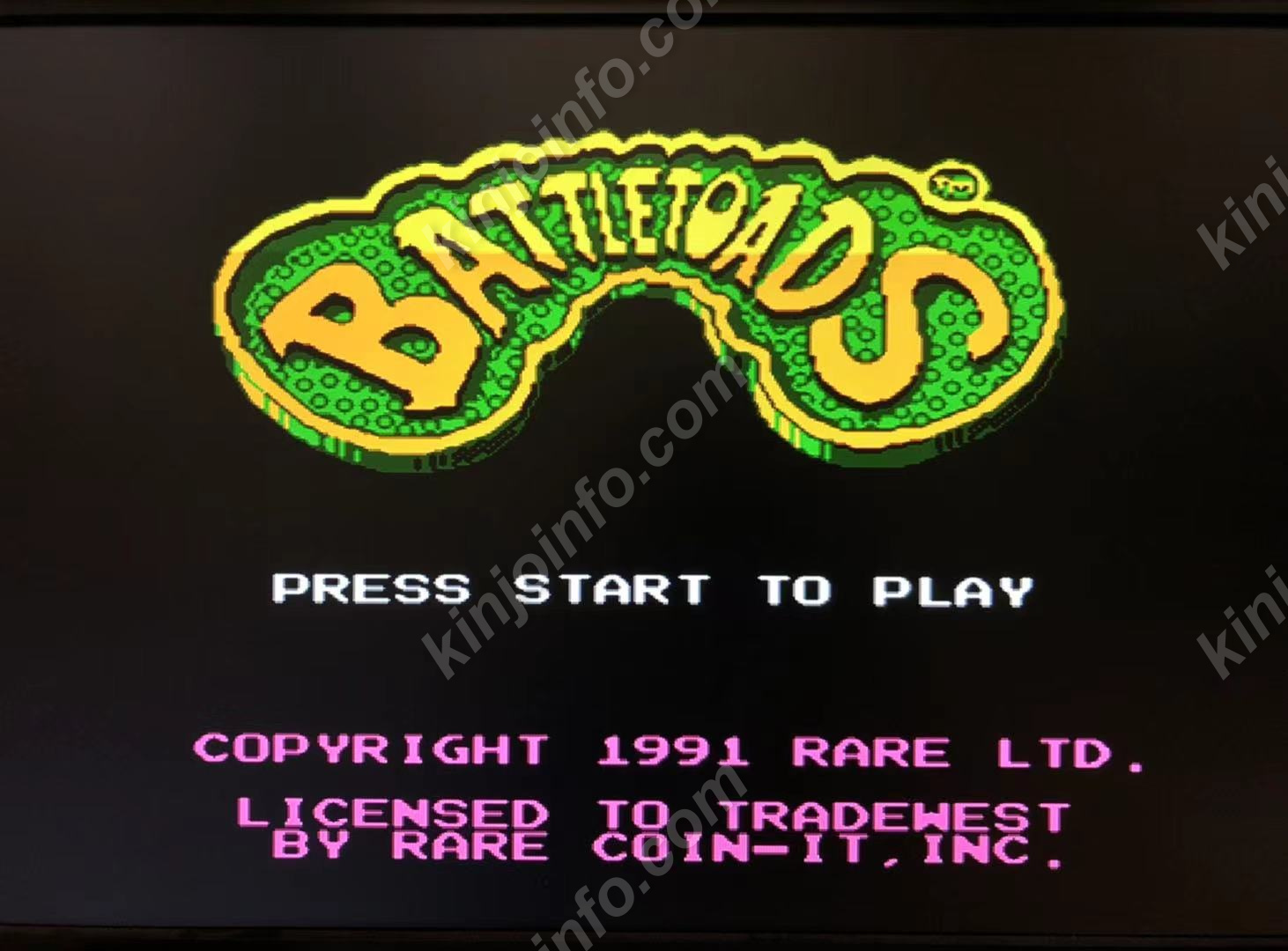 battletoads（バトルトード）【中古・NES北米版】 / kinjoinfo