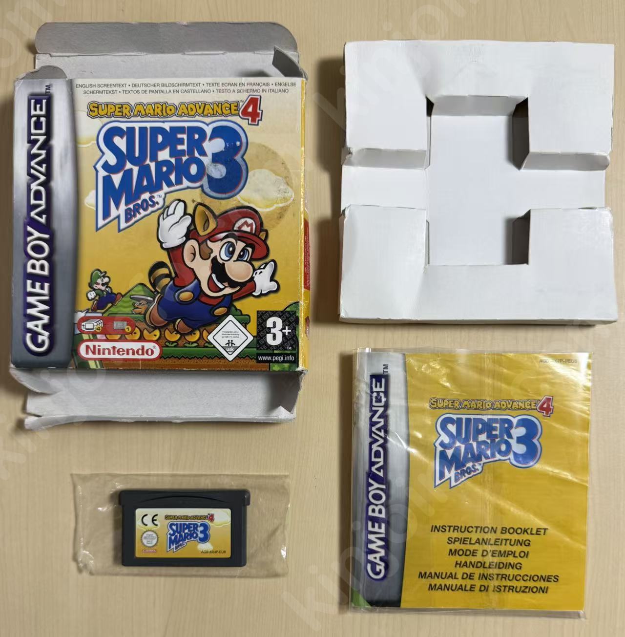 Super Mario Advance 4: Super Mario Bros. 3（スーパーマリオアドバンス4）【中古・GBAヨーロッパ版】