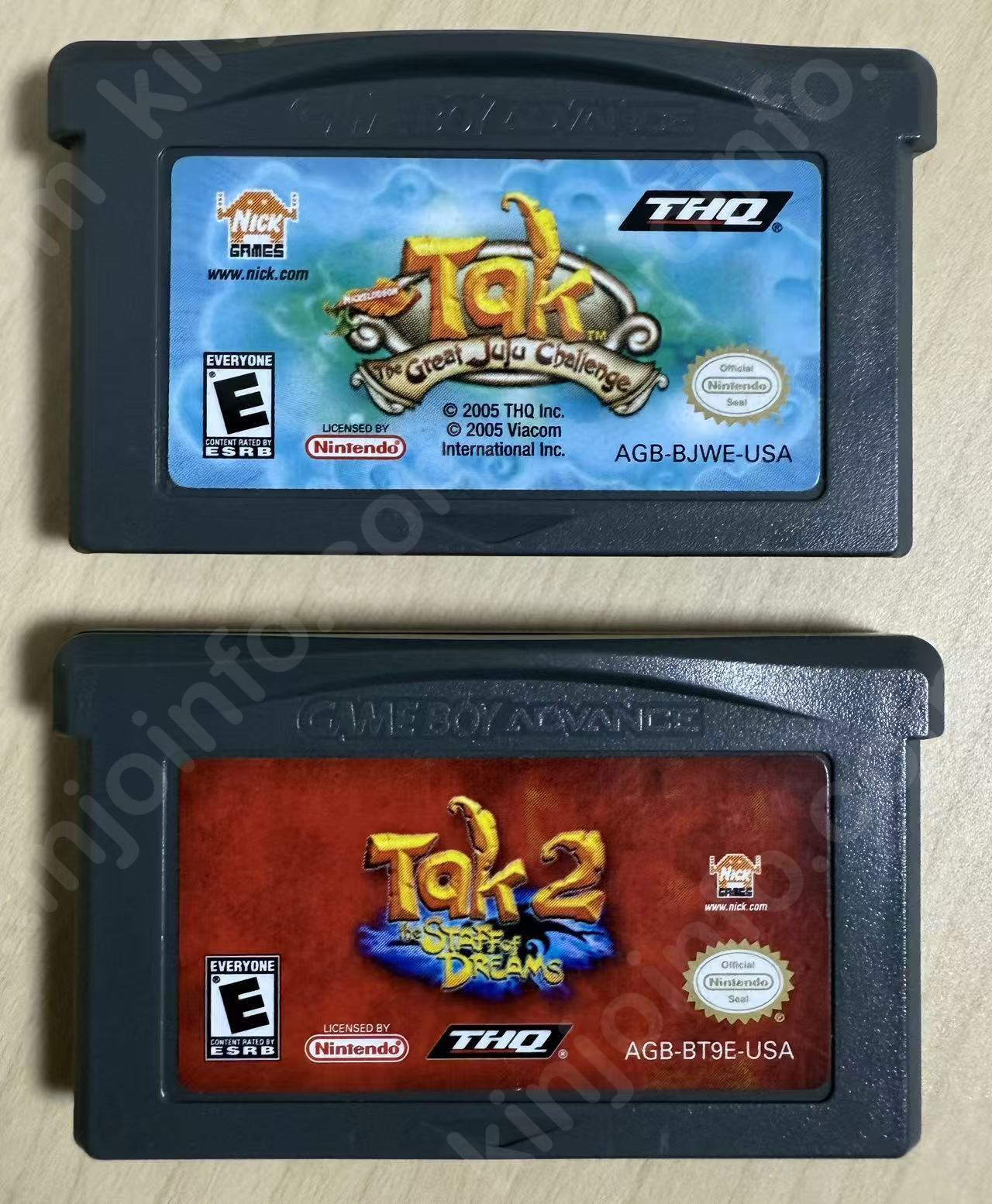 Tak ２本セット【中古美品・GBA北米版】