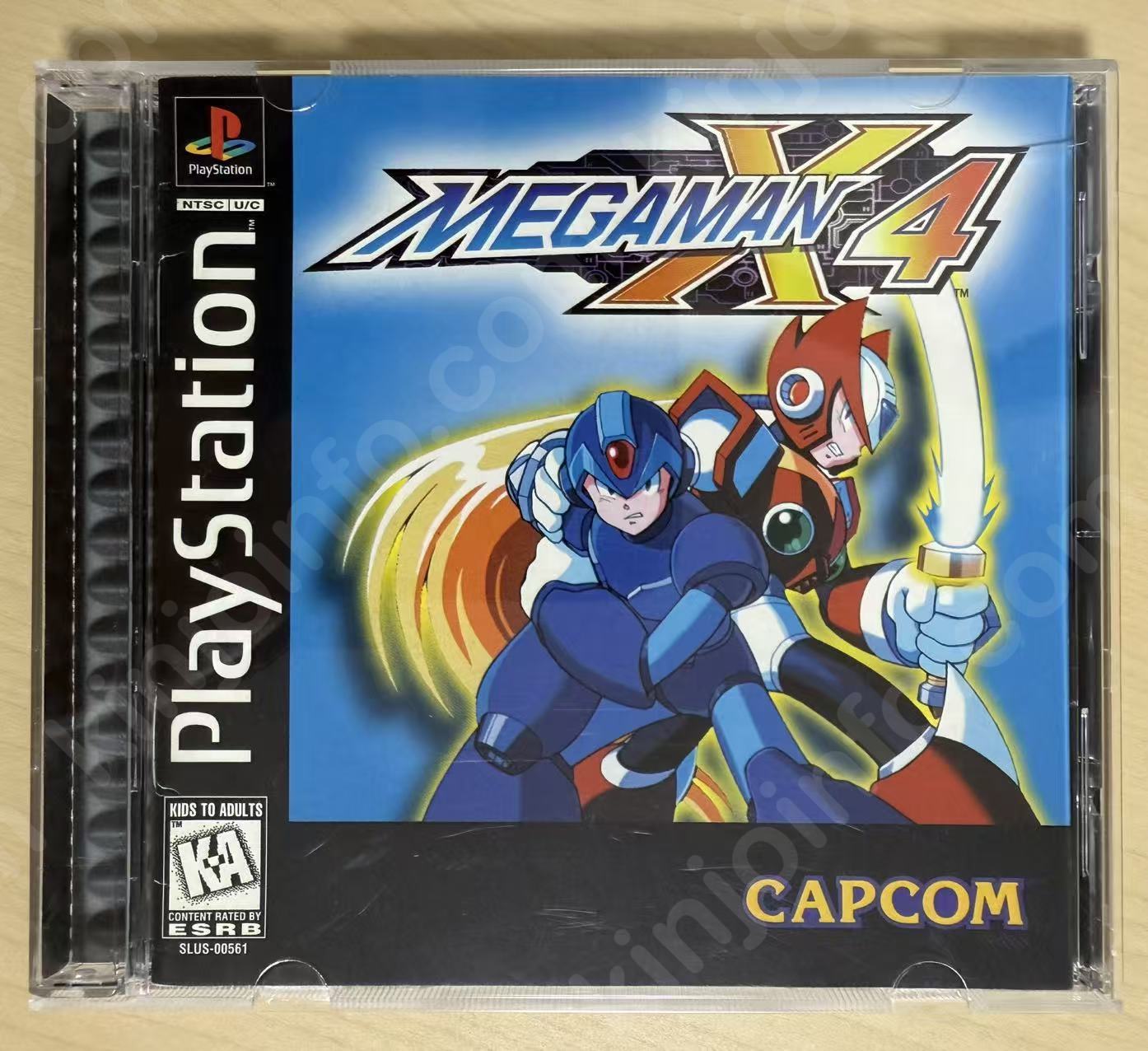 Mega Man X4（ロックマンX4 ）【中古美品・ PS北米版】