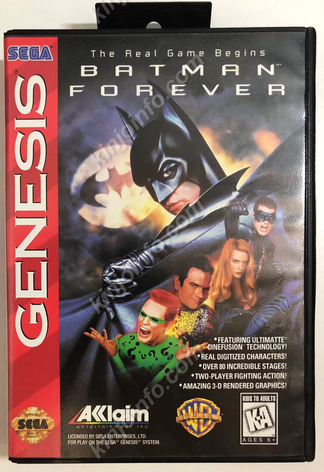 バットマン フォーエヴァー Batman Forever【中古美品・Genesis北米版