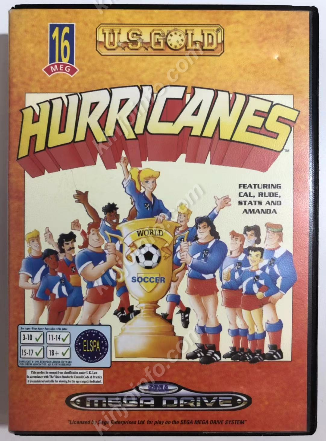 Hurricanes【中古・PAL版・MD欧州版】