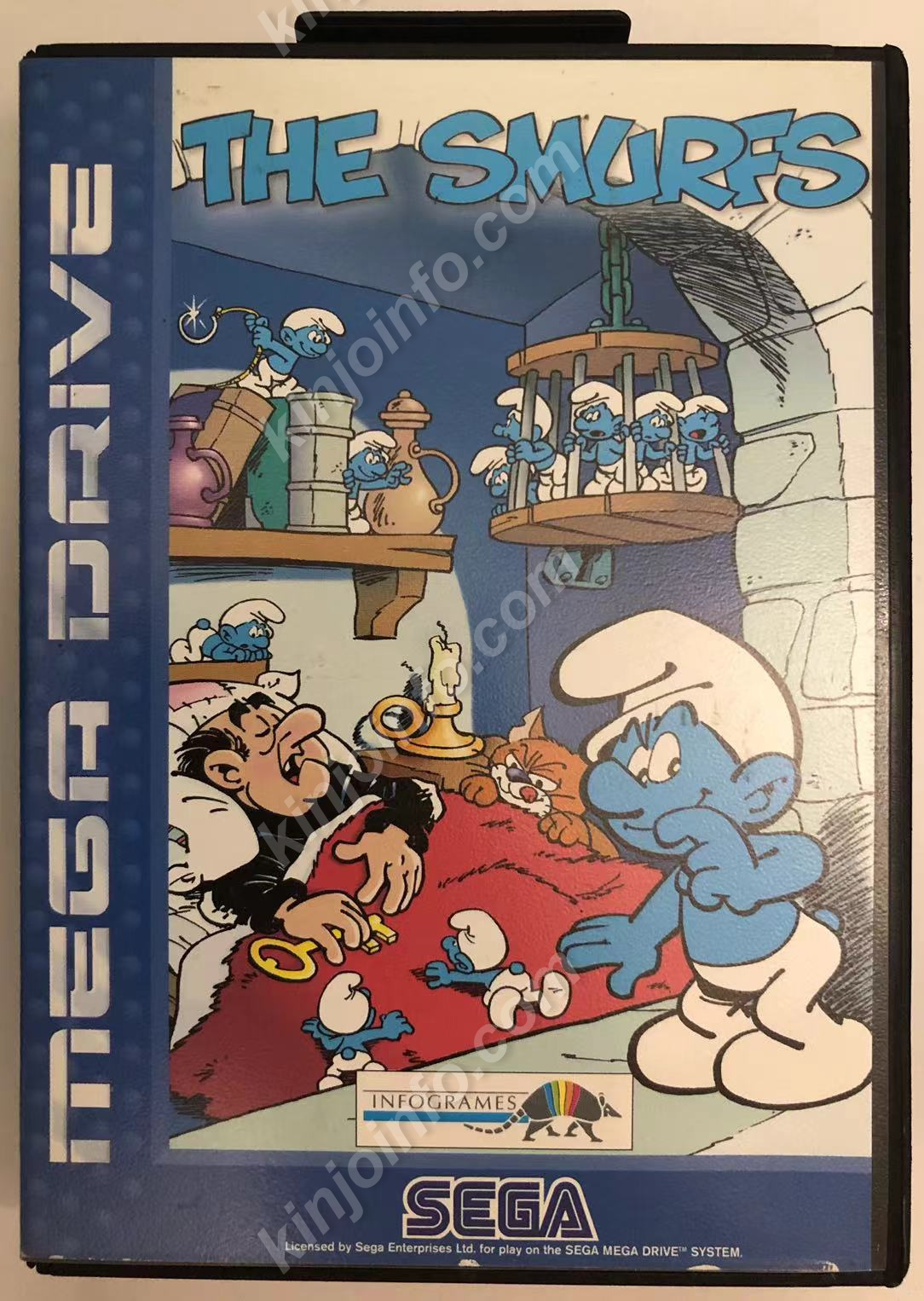 The Smurfs 【中古・PAL版・MD欧州版】