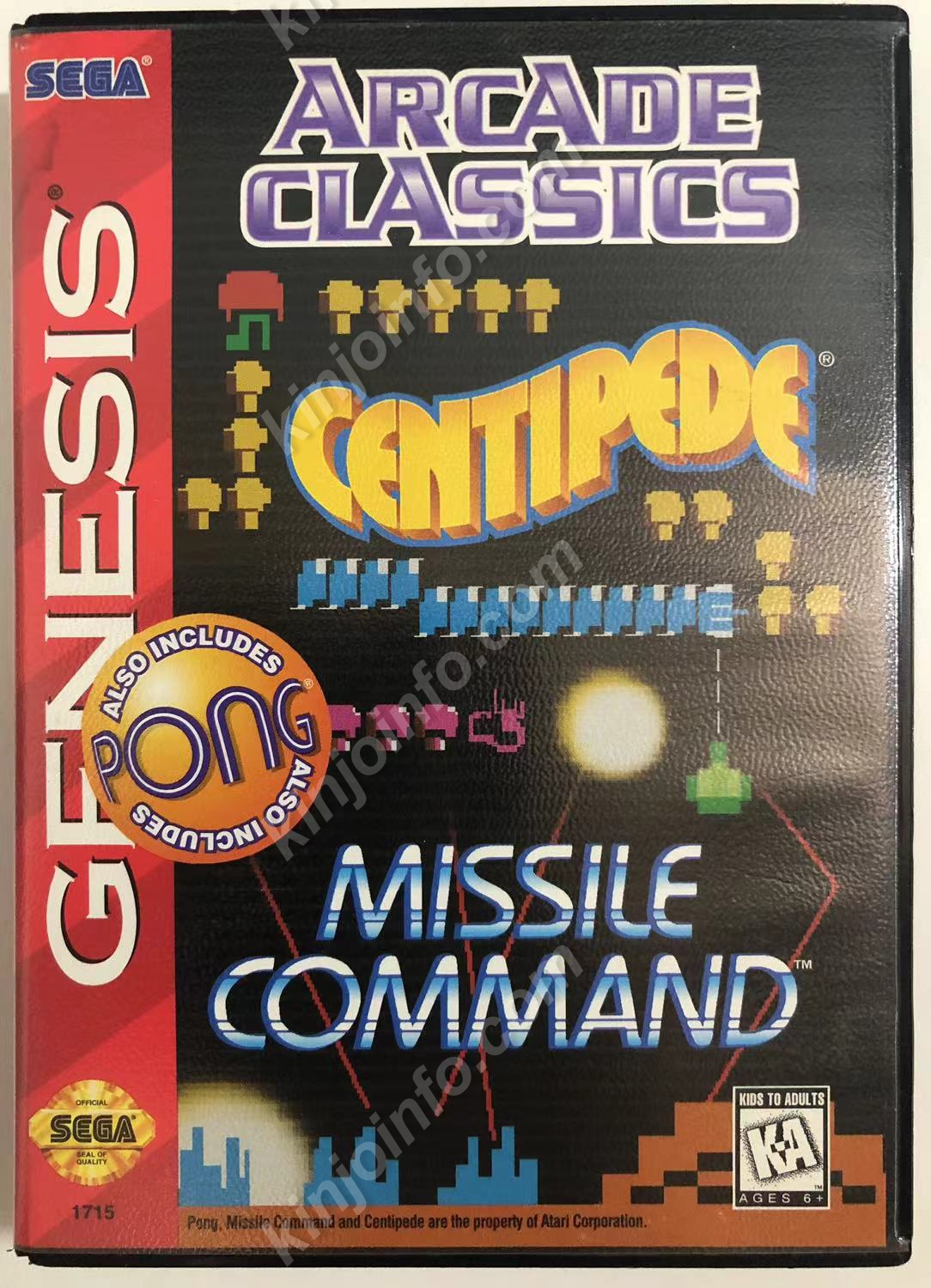 Arcade Classicsアーケードクラシック・Genesis北米版