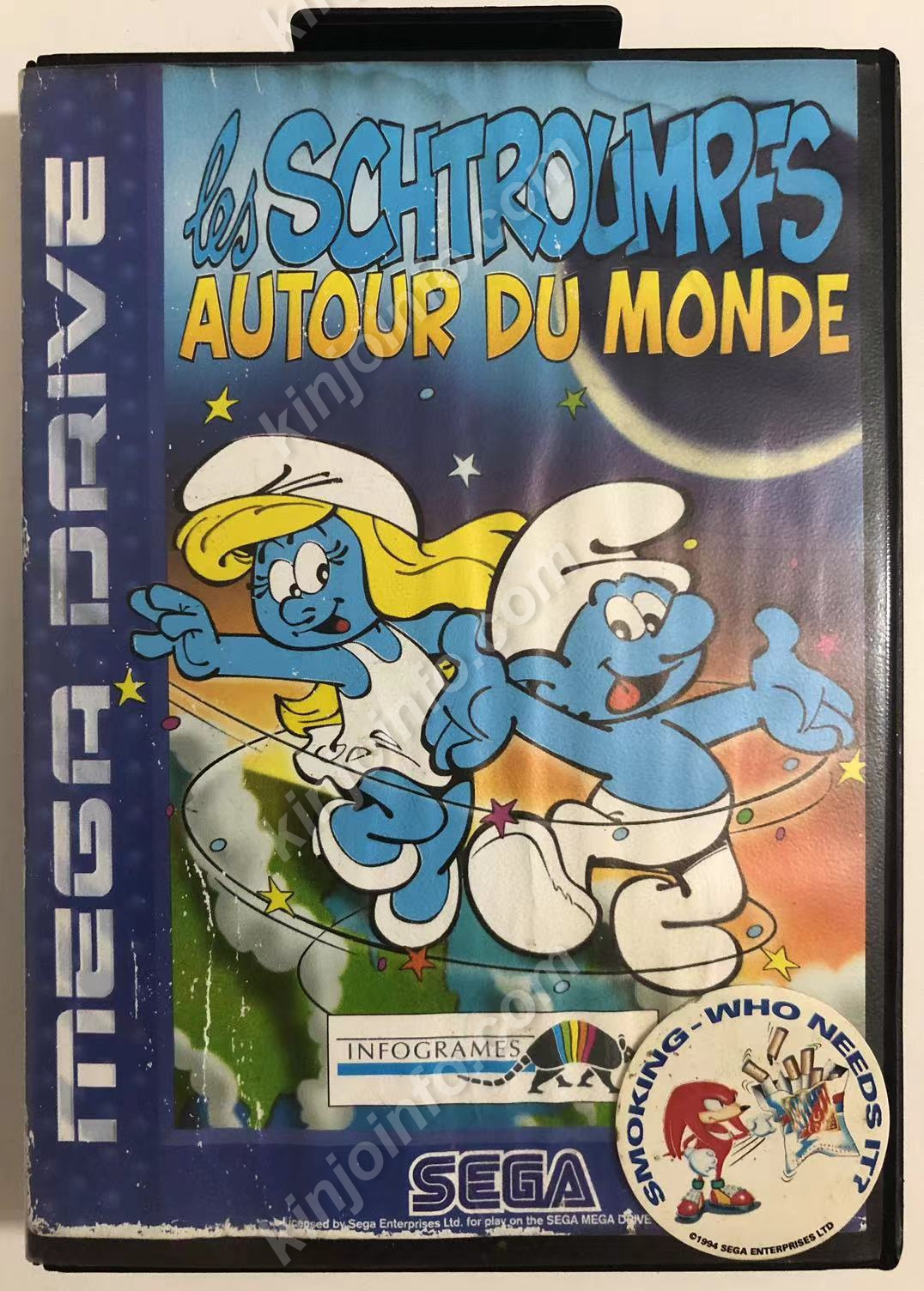 The Smurfs Travel the World (Les Schtroumpfs autour Du Monde)【中古・MD欧州版】