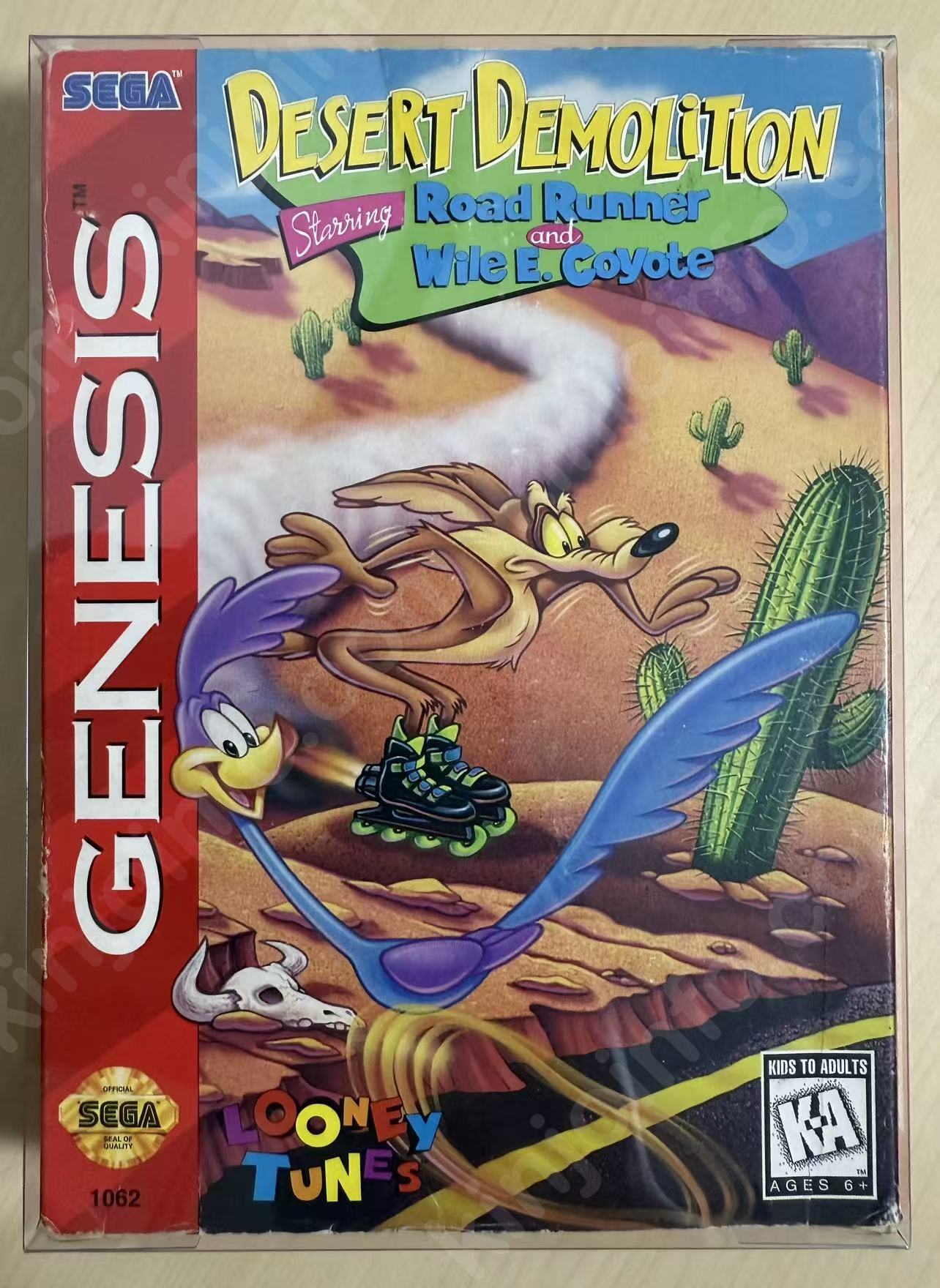 Desert Demolition Starring Road Runner and Wile E. Coyote（デザートデモリション）【中古・genesis北米版】
