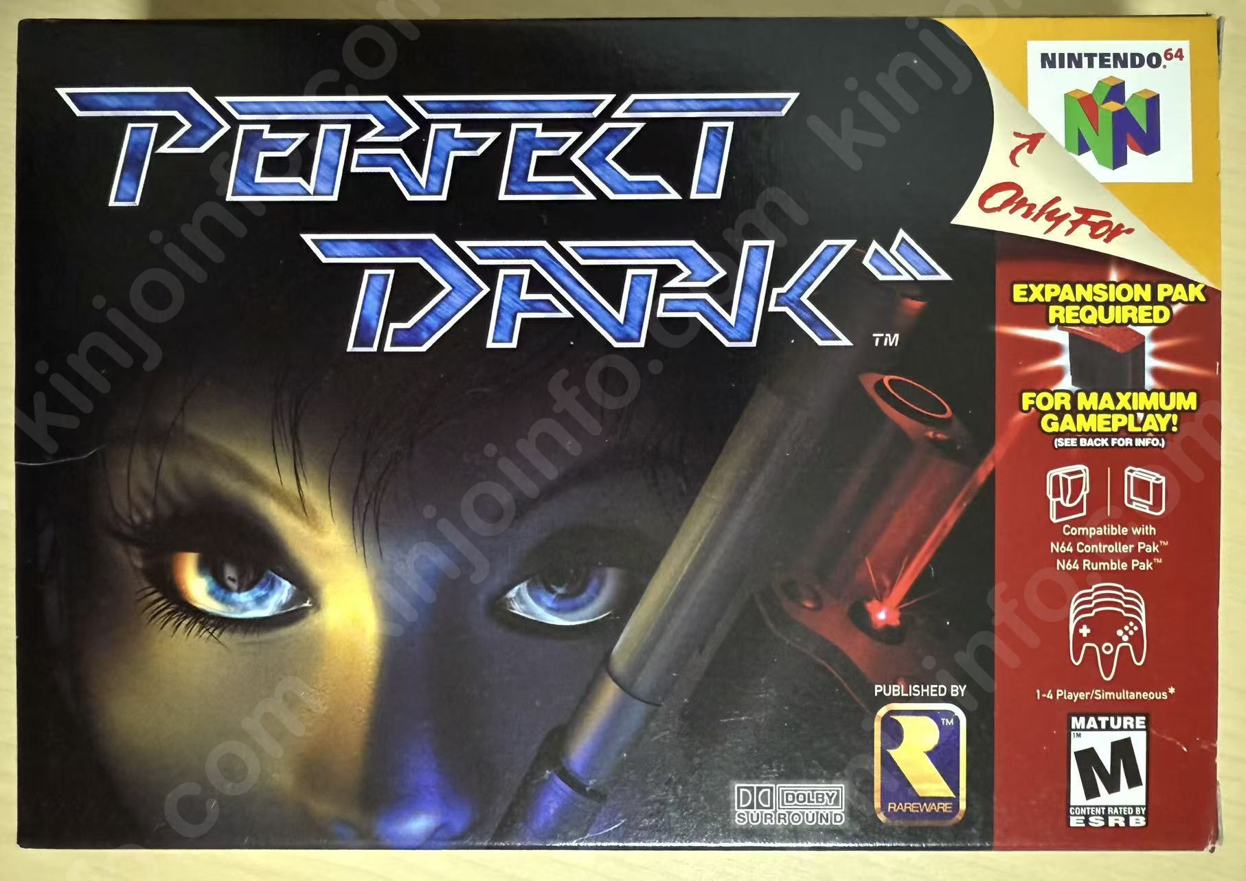 Perfect Dark（パーフェクト ダーク）【未使用に近い・N64北米版】