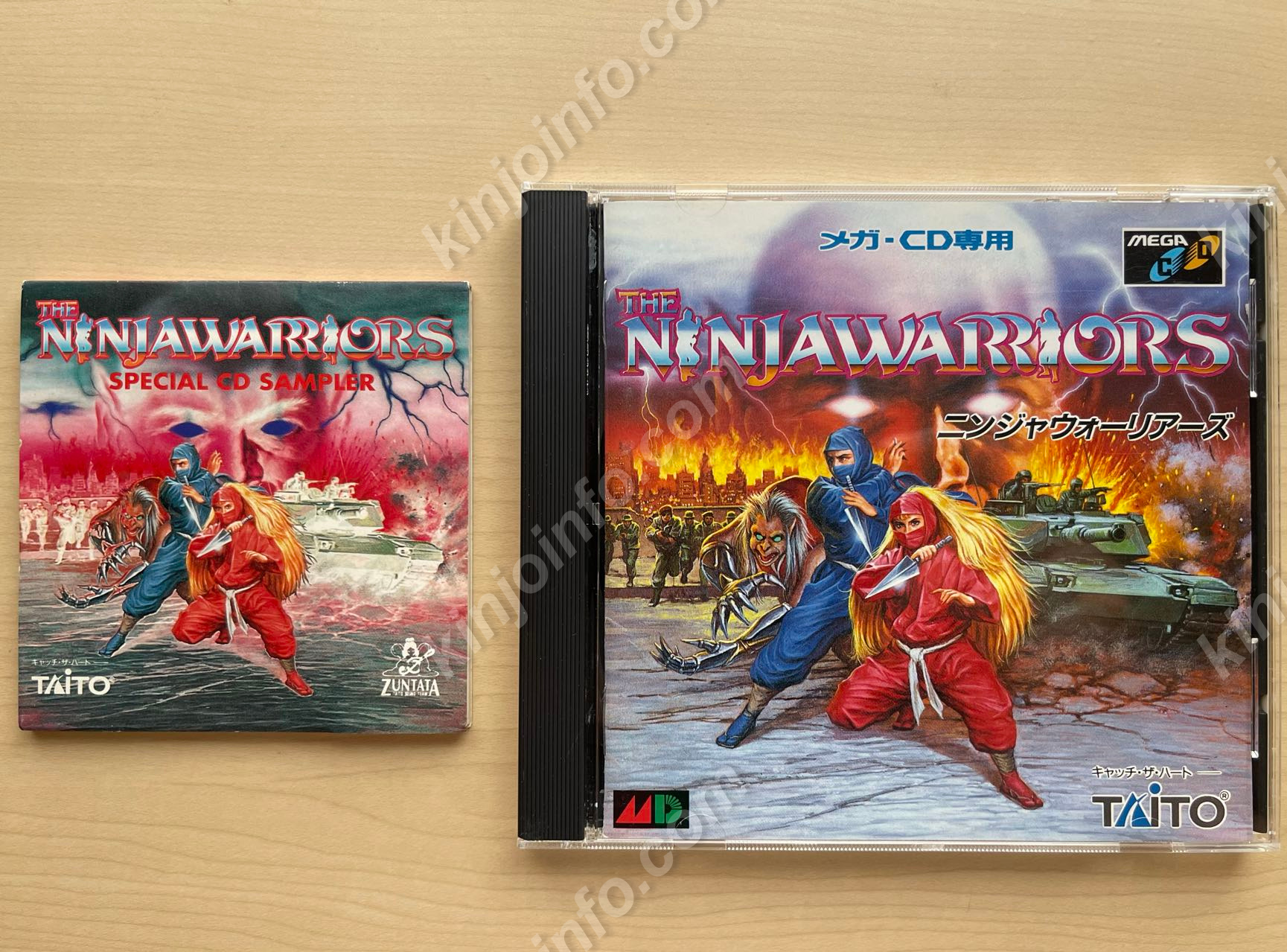 ニンジャウォーリアーズ（Ninja Warriors）【中古美品・megacd日本版】