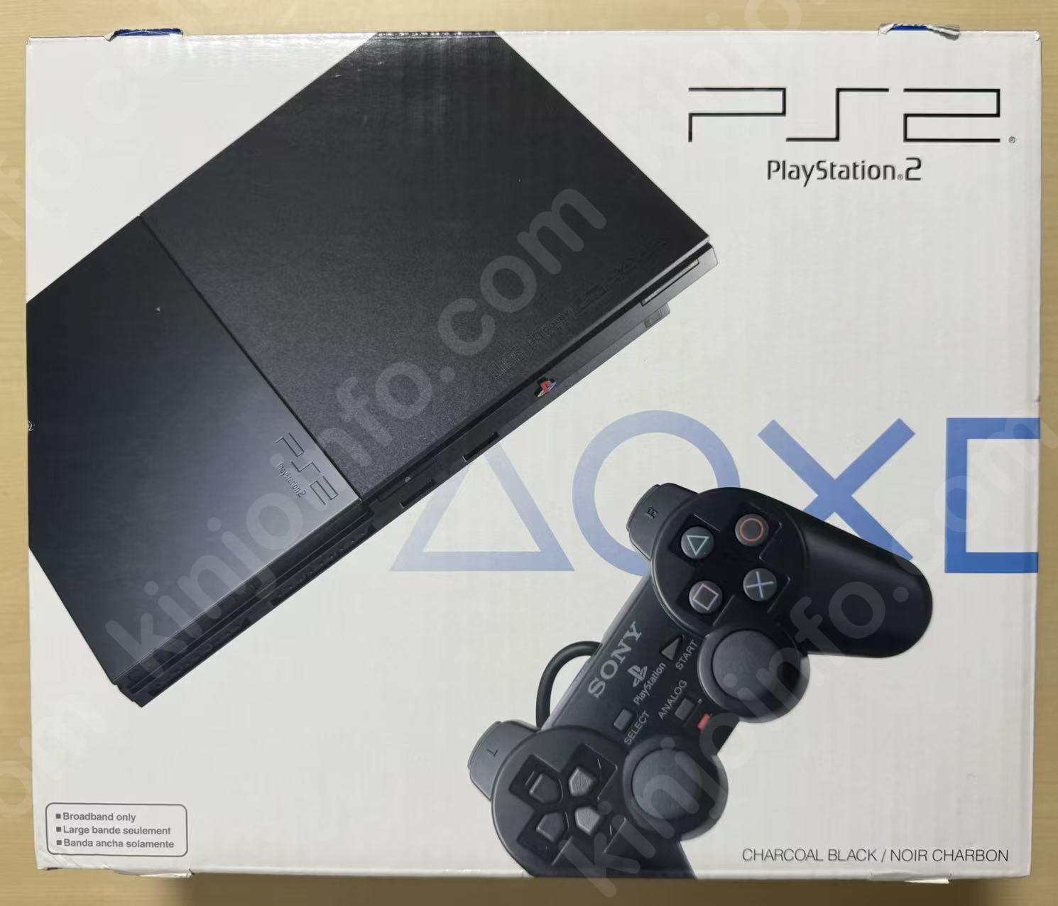 PS2本体一式（最終型SCPH-90001）【中古美品・完品・PS2北米版】