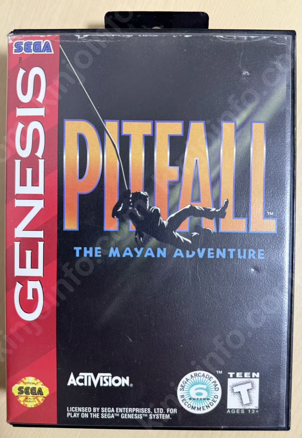 Pitfall: The Mayan Adventure(ピットフォール マヤの大冒険)【中古美品・GENESIS北米版】