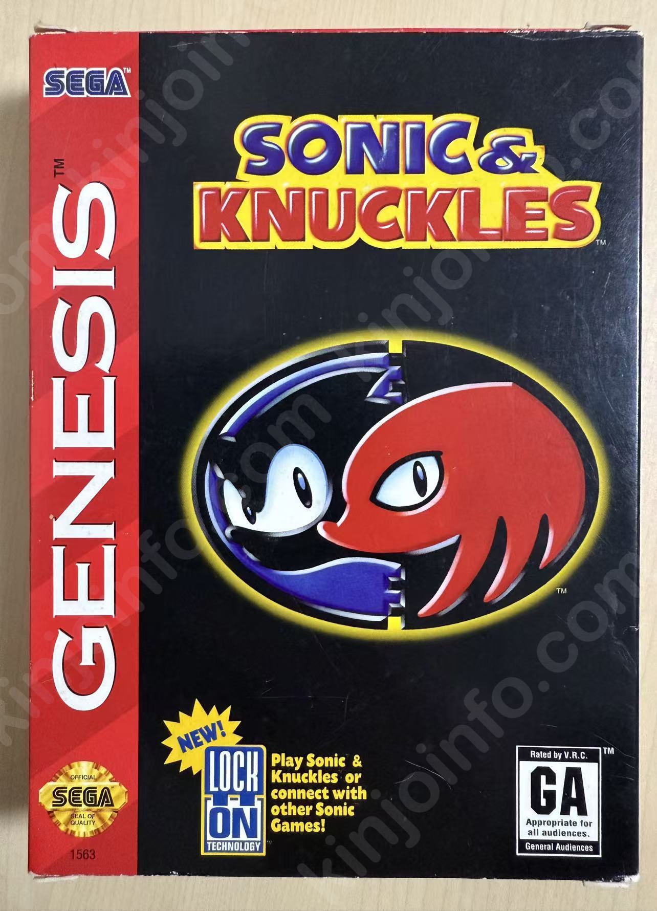 Sonic & Knuckles(ソニック&ナックルズ)【中古美品・GENESIS北米版】