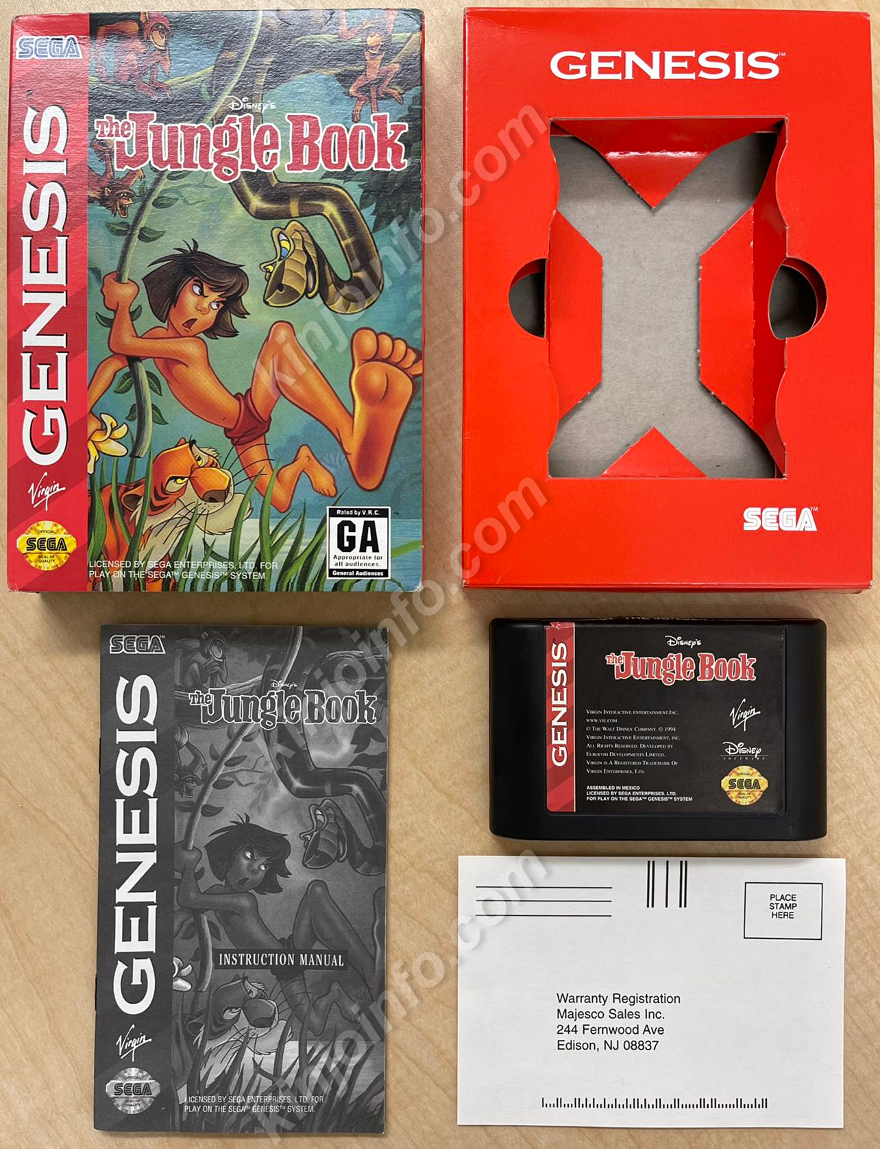 豪奢な The Jungle Book【中古美品・Genesis北米版】 家庭用ゲーム