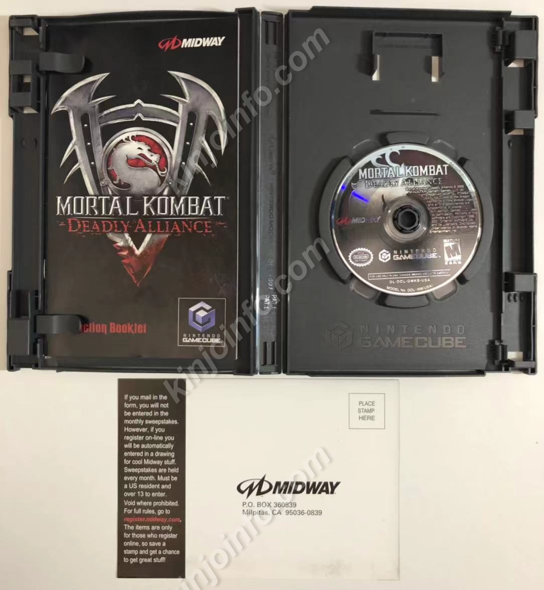 Mortal Kombat：Deadly Alliance【中古美品・HIT版・GC北米版