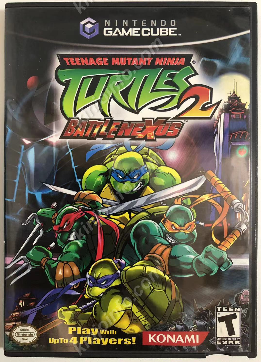 Teenage Mutant Ninja Turtles 2 BATTLE Nexus【中古美品・GC北米版】