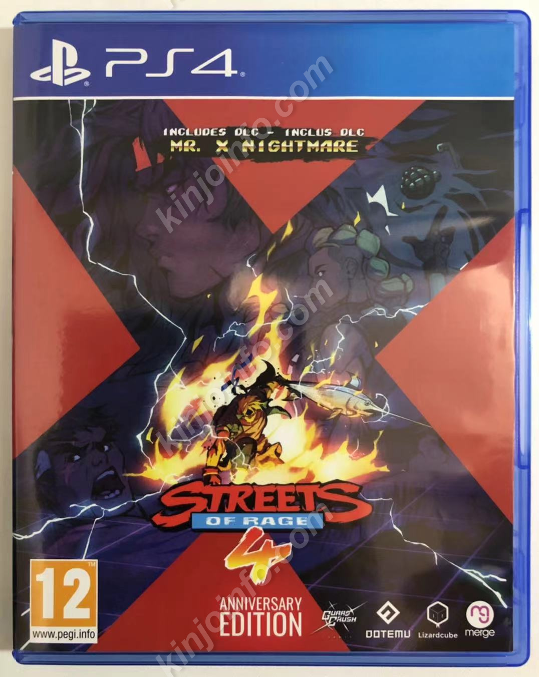 Streets of Rage 4（ベア・ナックルIV）【中古美品・PS4欧州版】