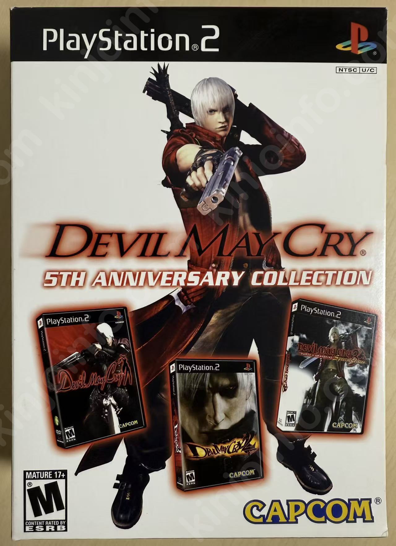 Devil May Cry 5th Anniversary Collection(デビルメイクライ 5th アニバーサリーコレクション)【中古美品・白箱版・完品・PS2北米版】