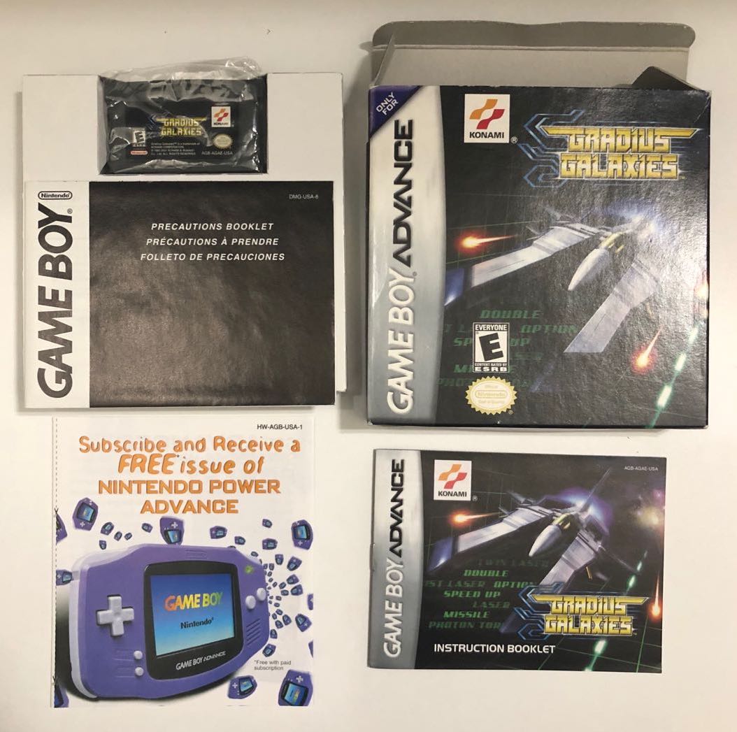 GRADIUS GALAXIES グラディウスジェネレーション【完品・美品・北米版