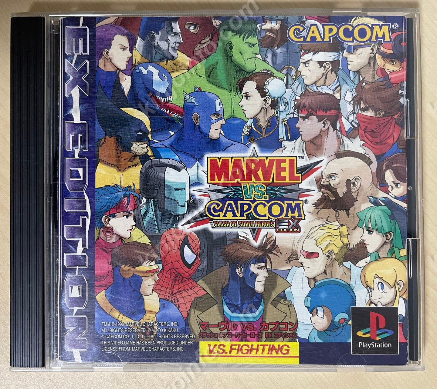 マーヴル VS. カプコン クラッシュ オブ スーパーヒーローズ（MARVEL VS. CAPCOM CLASH OF SUPER HEROES）【中古美品・PS日本版】