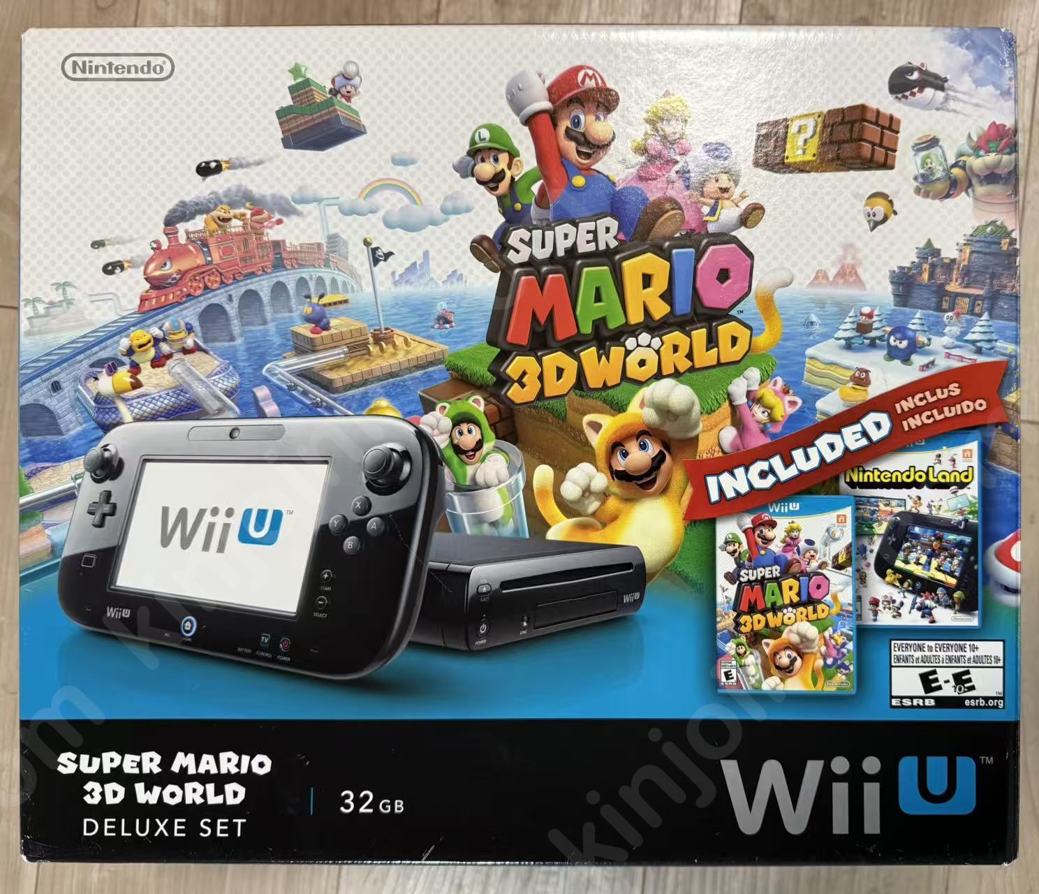 Wii U Deluxe Set with Super Mario 3D World（ウィーユー デラックスセット スーパーマリオ 3Dワールド同梱版）【中古美品・Wii U北米版】