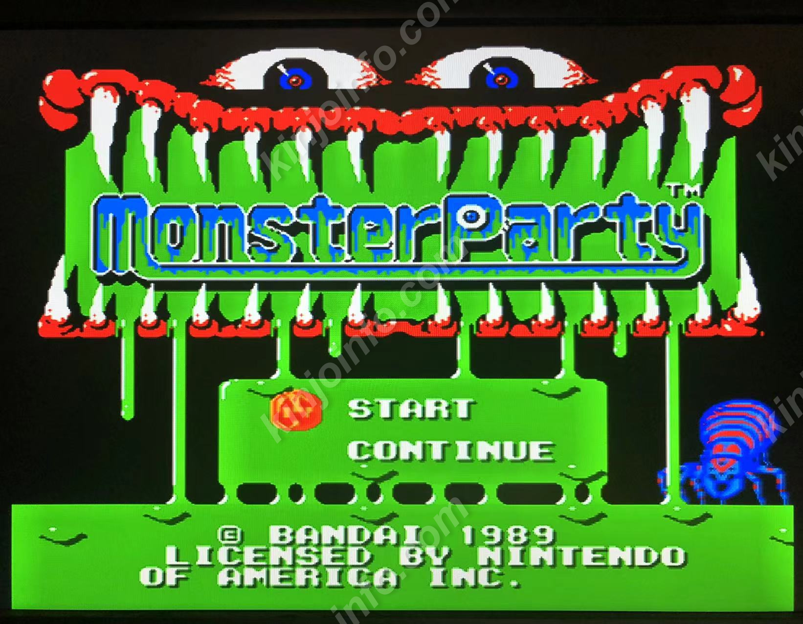 Monster Party（モンスターパーティー）【中古・NES北米版】 / kinjoinfo