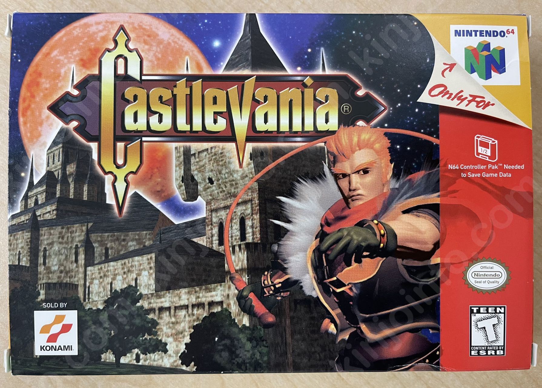 Castlevania（悪魔城ドラキュラ黙示録）【中古美品・完品・N64北米版】
