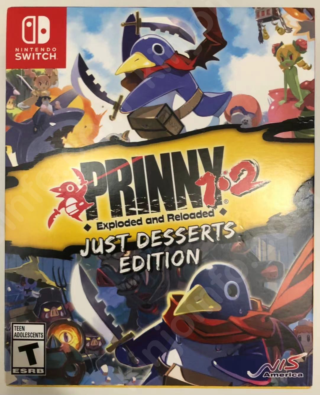 Prinny 1 & 2: Exploded and Reloaded【中古・限定版・北米版】