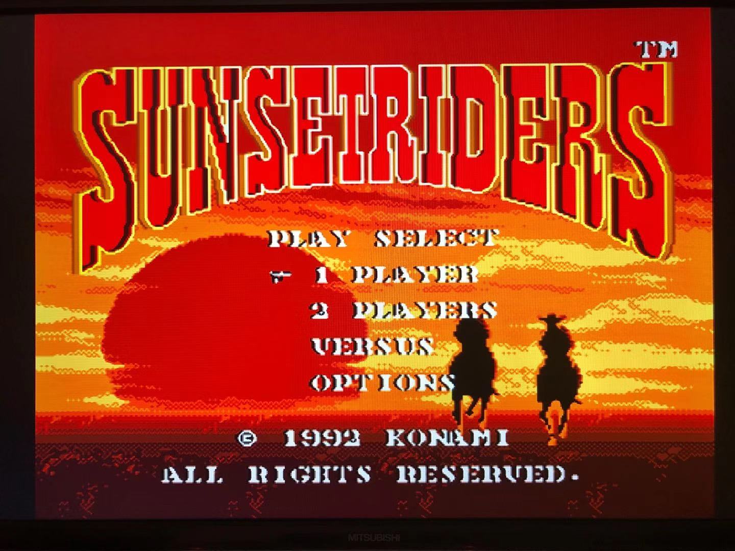 Sunset Riders サンセットライダーズ【美品・Genesis北米版