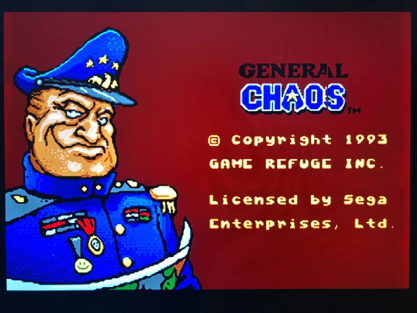 General Chaos【完品・美品・レア・北米版】 / kinjoinfo