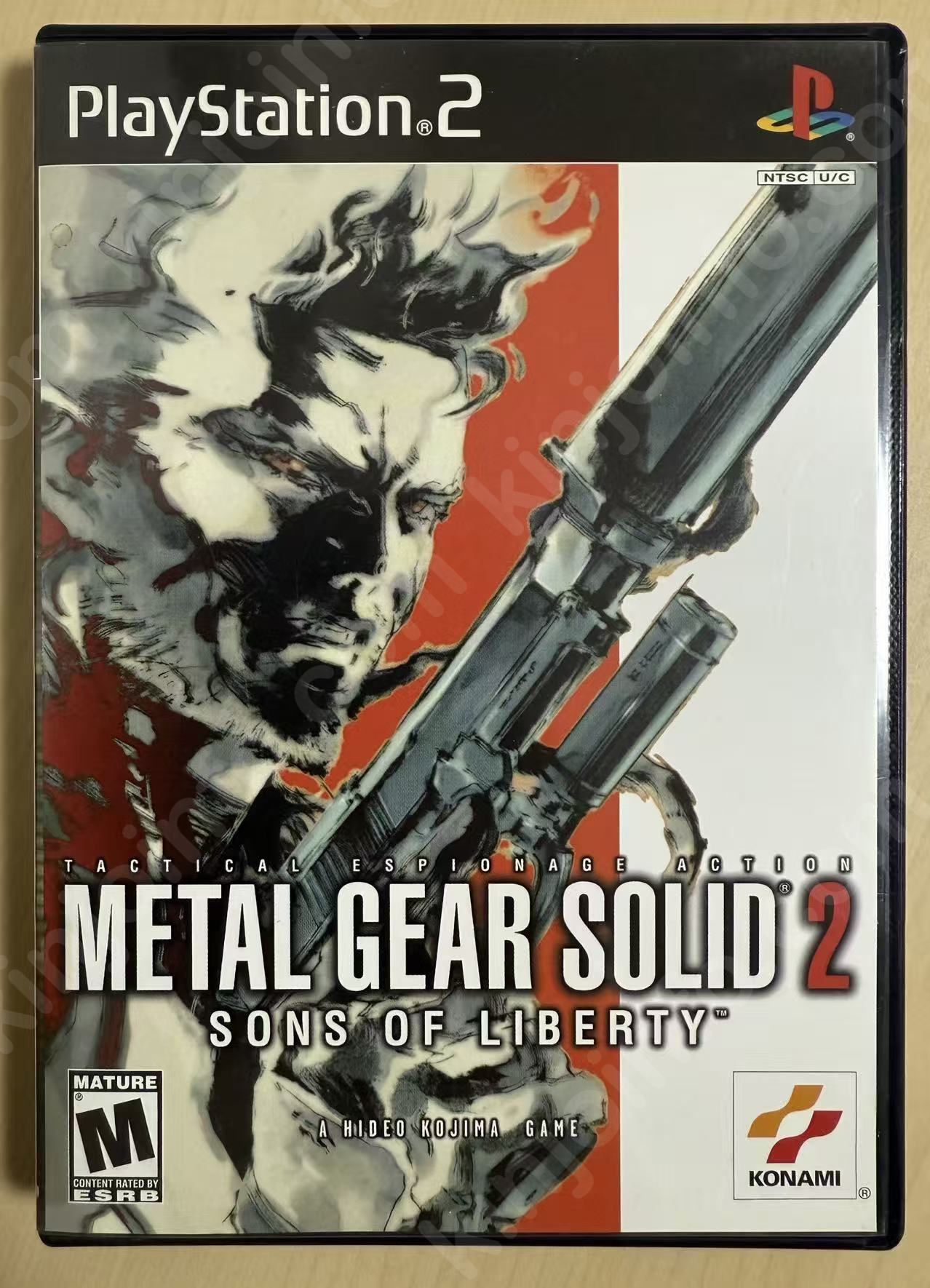Metal Gear Solid 2: Sons of Liberty（メタルギアソリッド2 サンズ・オブ・リバティ）【中古美品・PS2北米版】