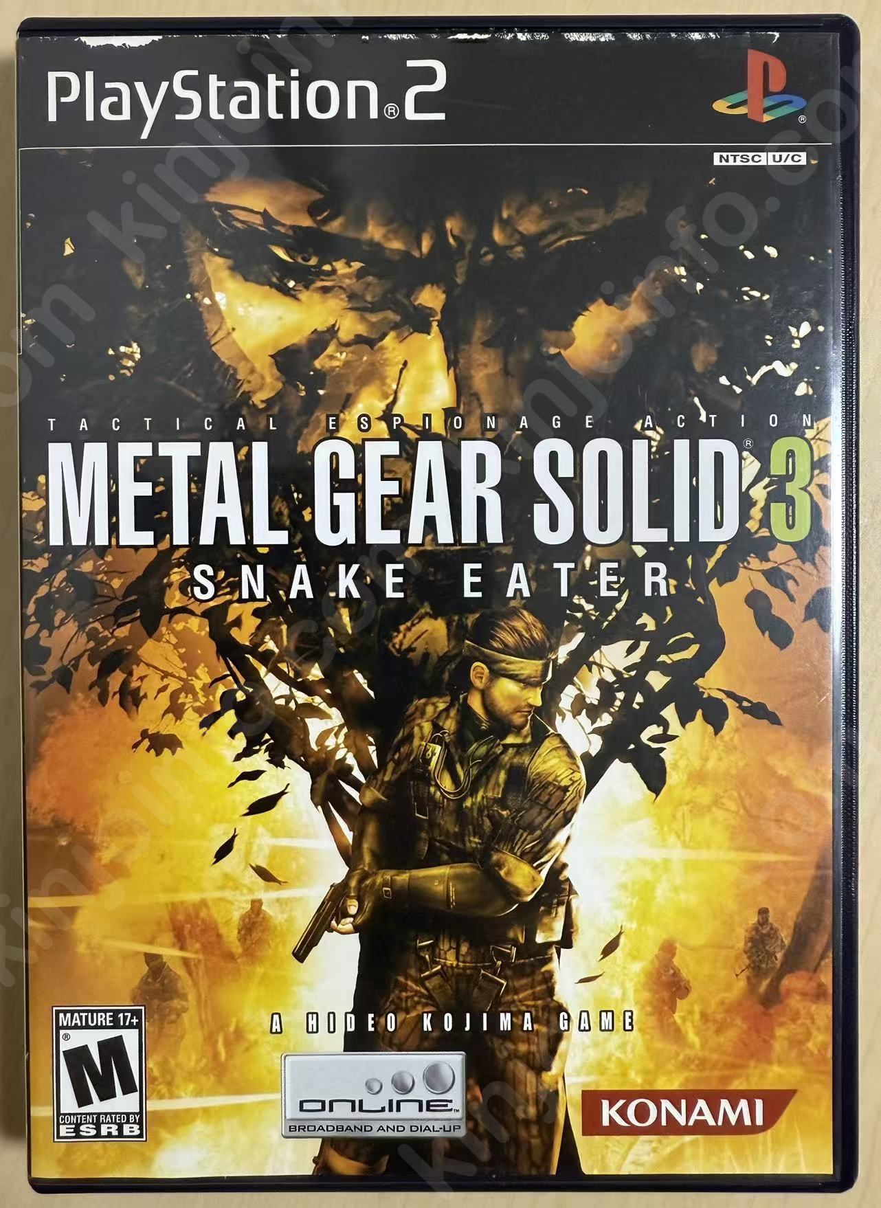 Metal Gear Solid 3: Snake Eater（メタルギアソリッド3 スネークイーター）【中古美品・PS2北米版】