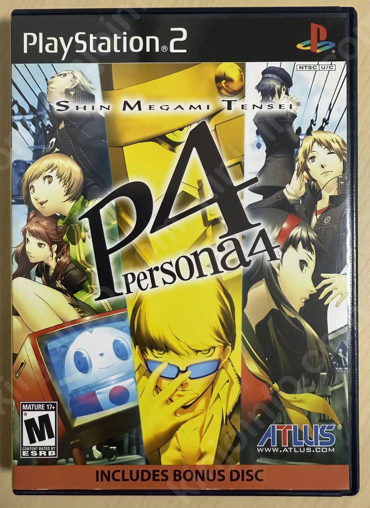 Persona 4（ペルソナ4）【中古美品・PS2北米版】