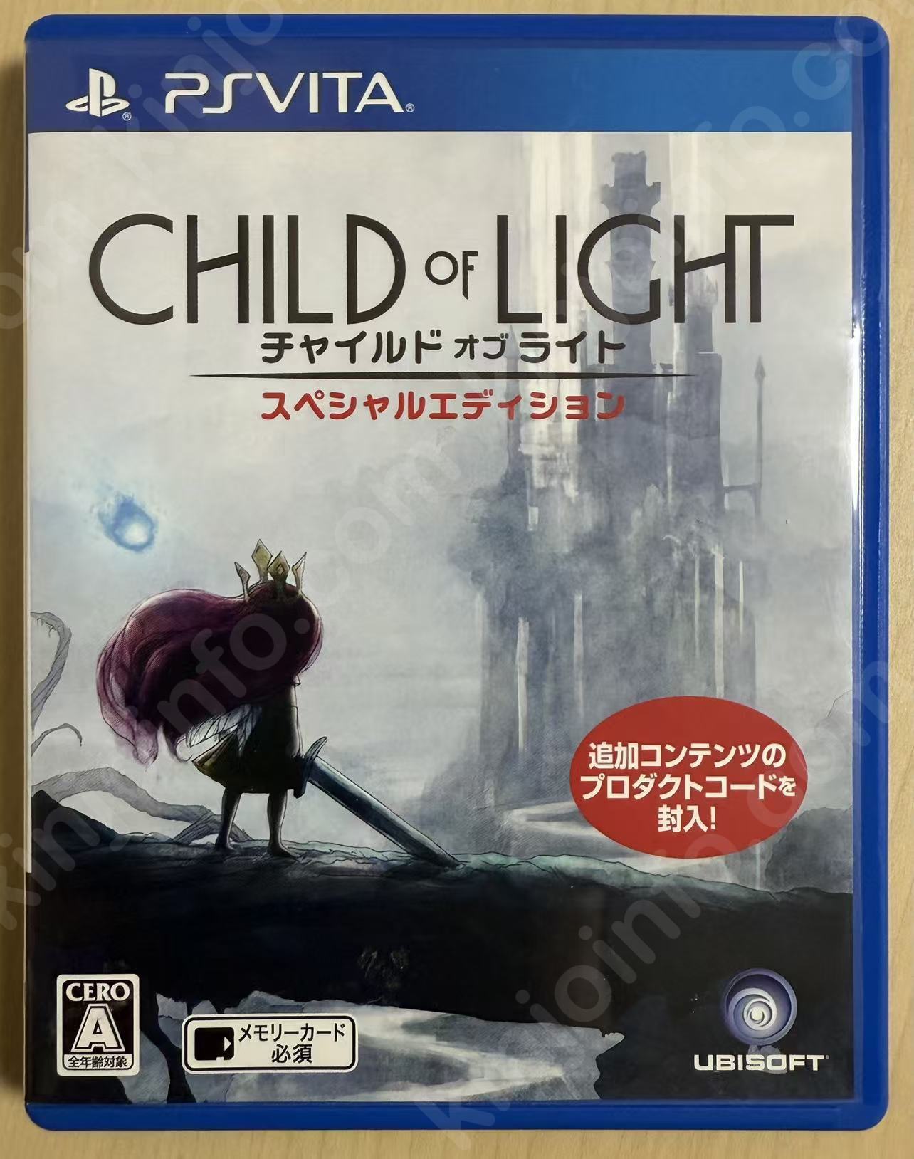 Child of Light（チャイルド オブ ライト）【中古美品・JP日本版】
