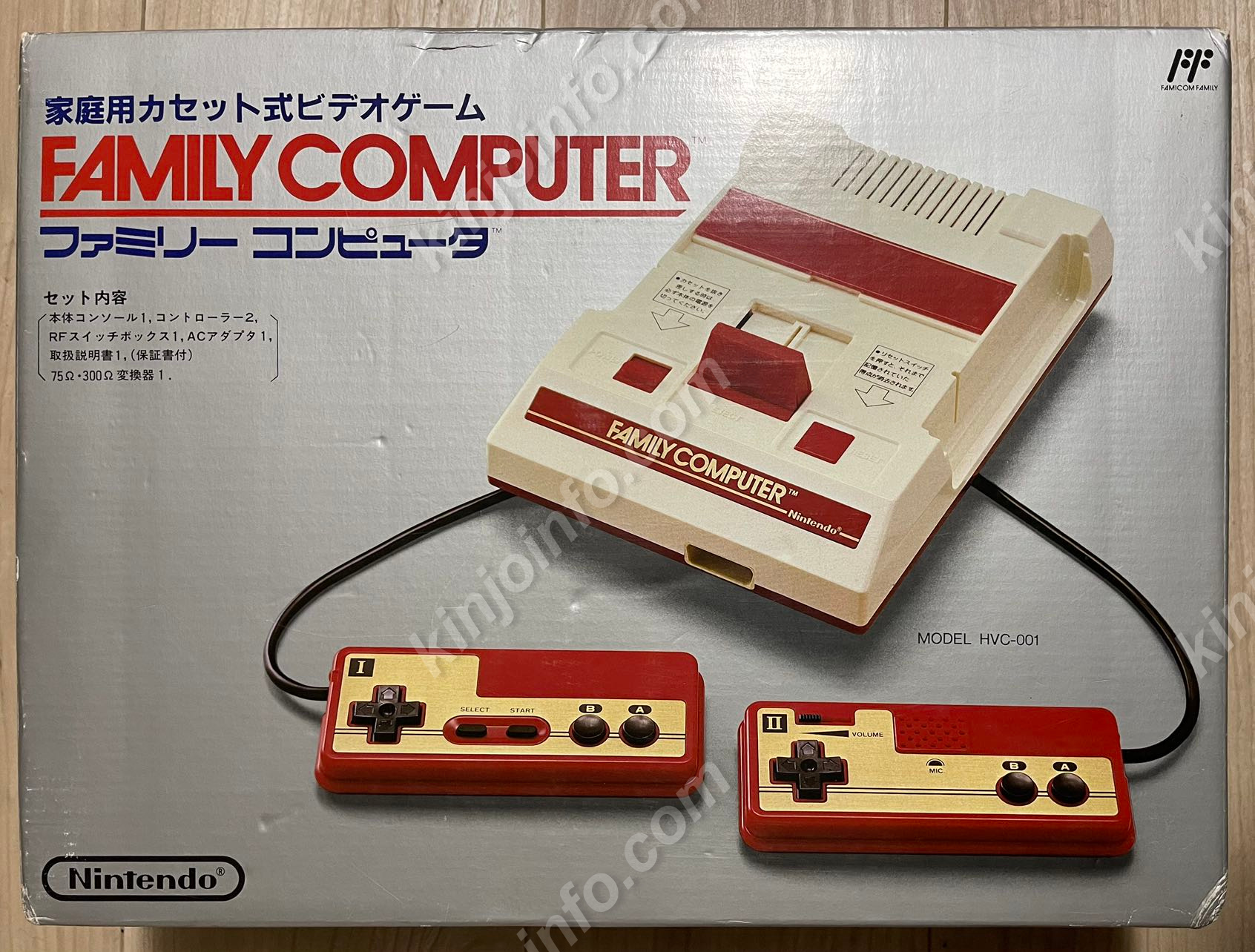 ファミリーコンピュータ本体一式【中古美品・FC日本版】