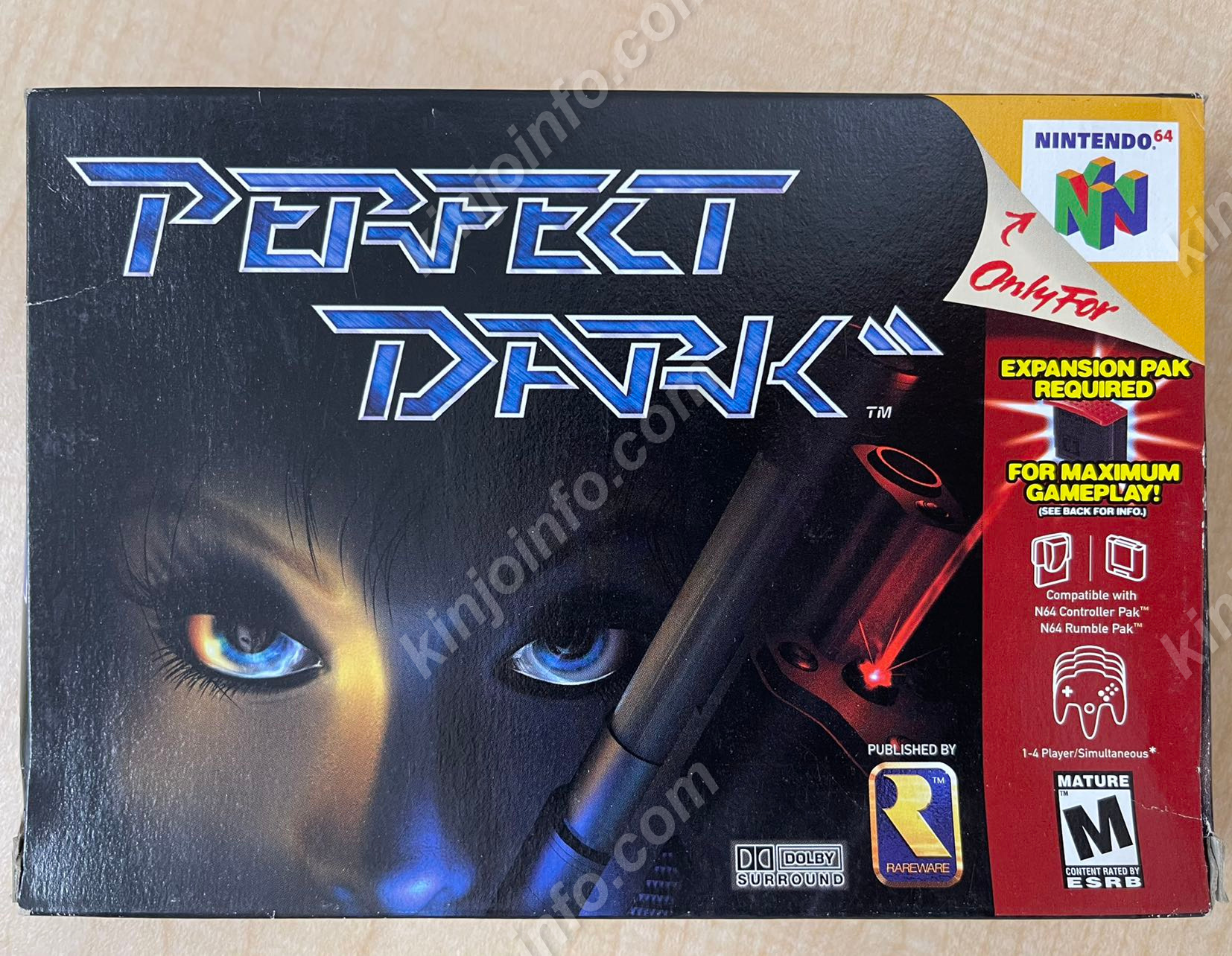 Perfect Dark（パーフェクトダーク）【中古美品・N64北米版】