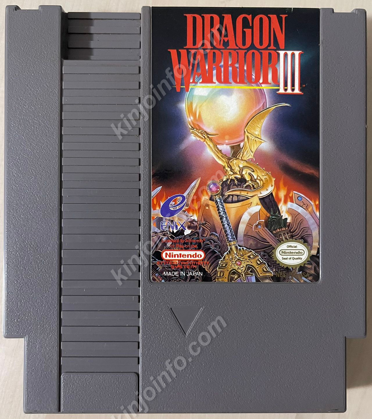 Dragon Warrior II『ドラゴンクエストIII そして伝説へ…』【中古・NES北米版】