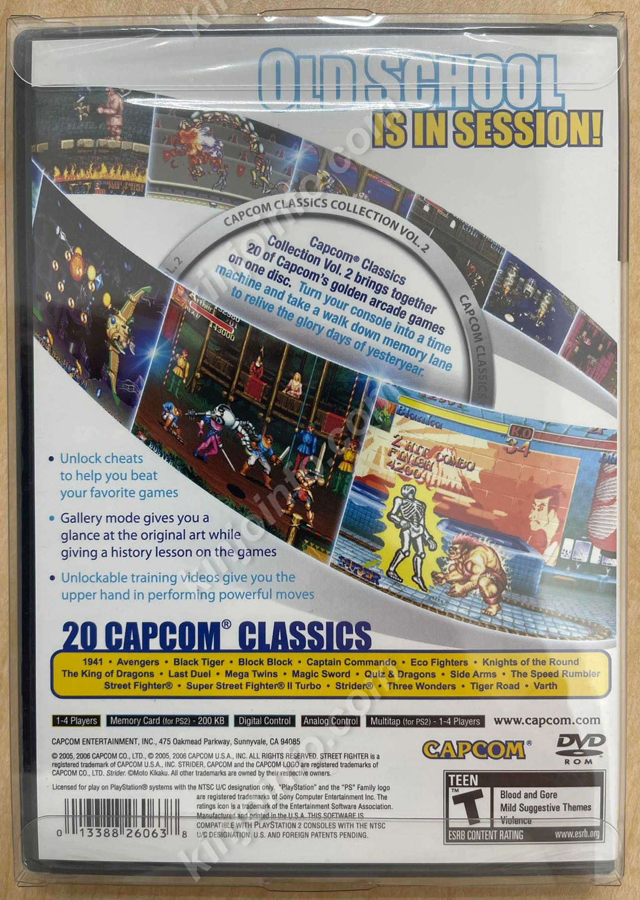 カプコン・クラシック・コレクションVol.2【新品未開封・PS2北米版】-
