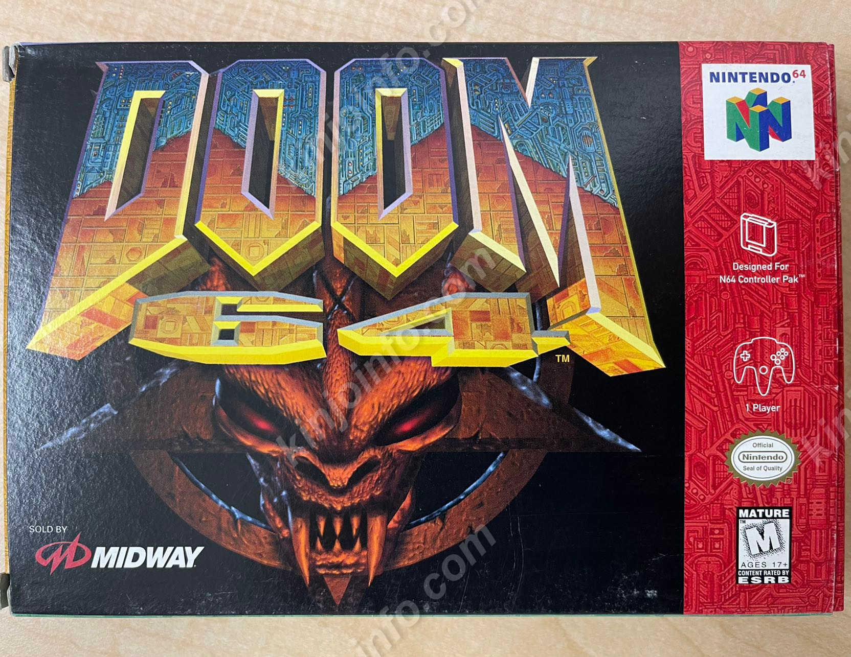 Doom 64【中古美品・N64北米版】