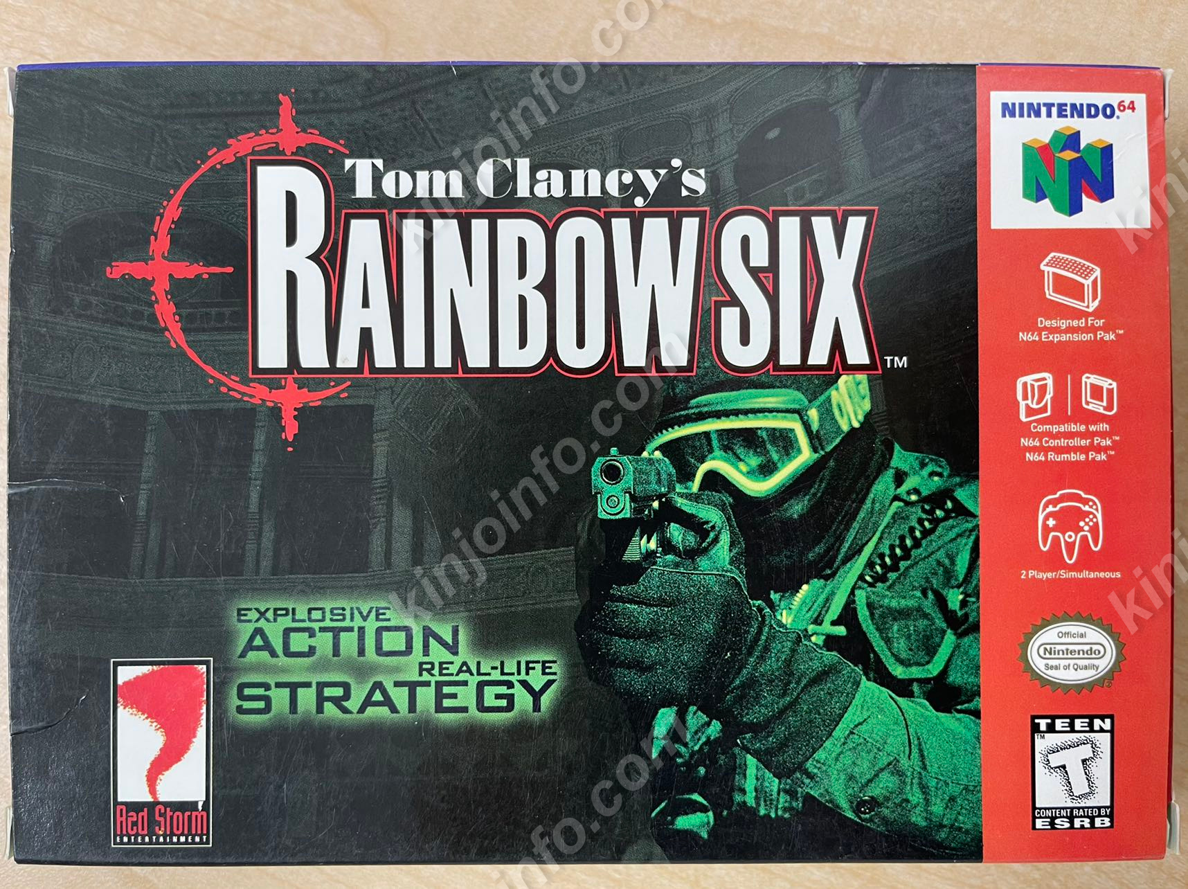 Tom Clancy's Rainbow Six【中古美品・N64北米版】
