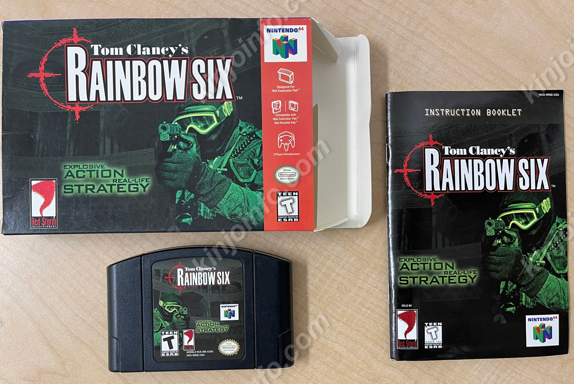 Tom Clancy´s Rainbow Six【美品・N64北米版】-