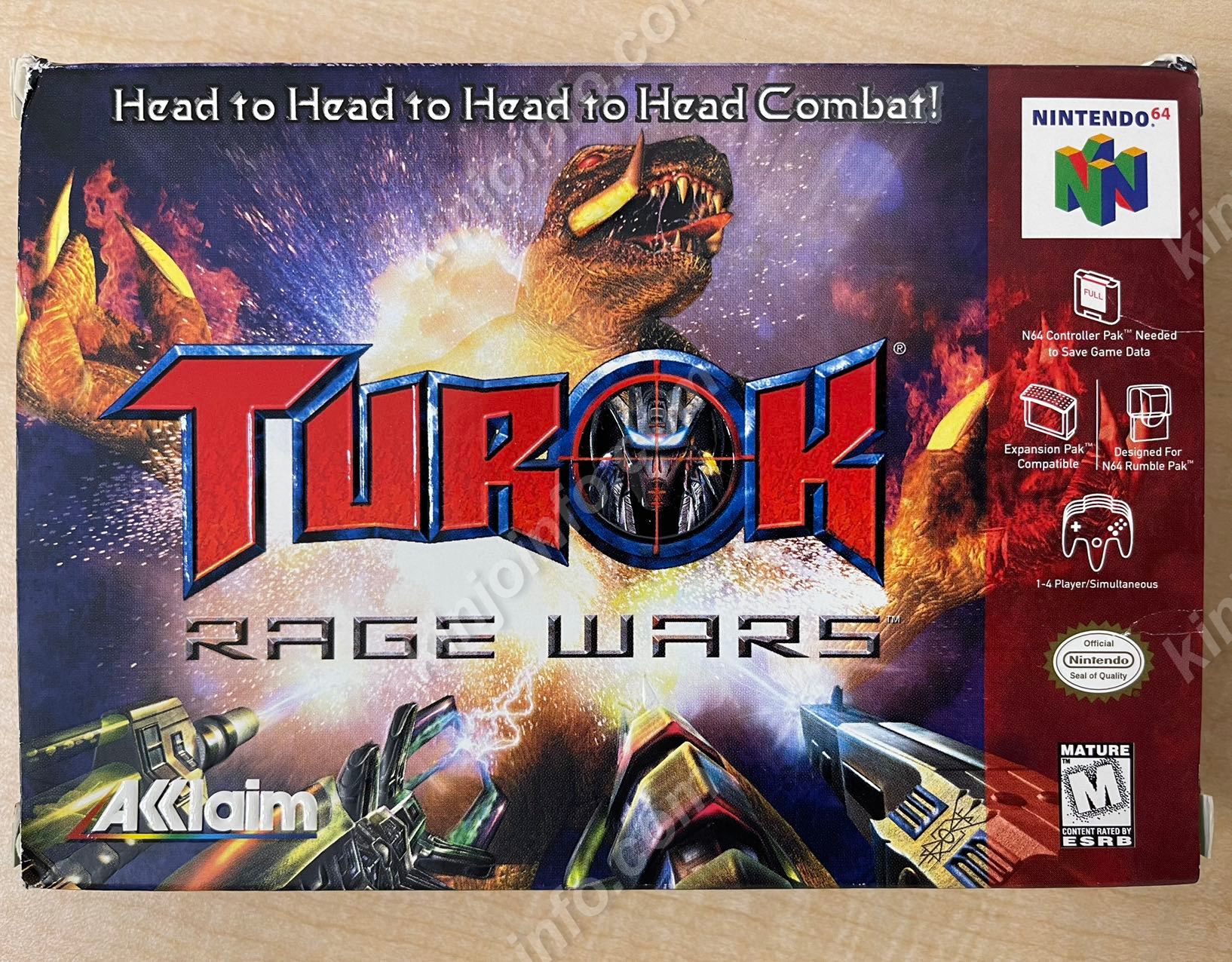 Turok：Rage Wars【中古・N64北米版】