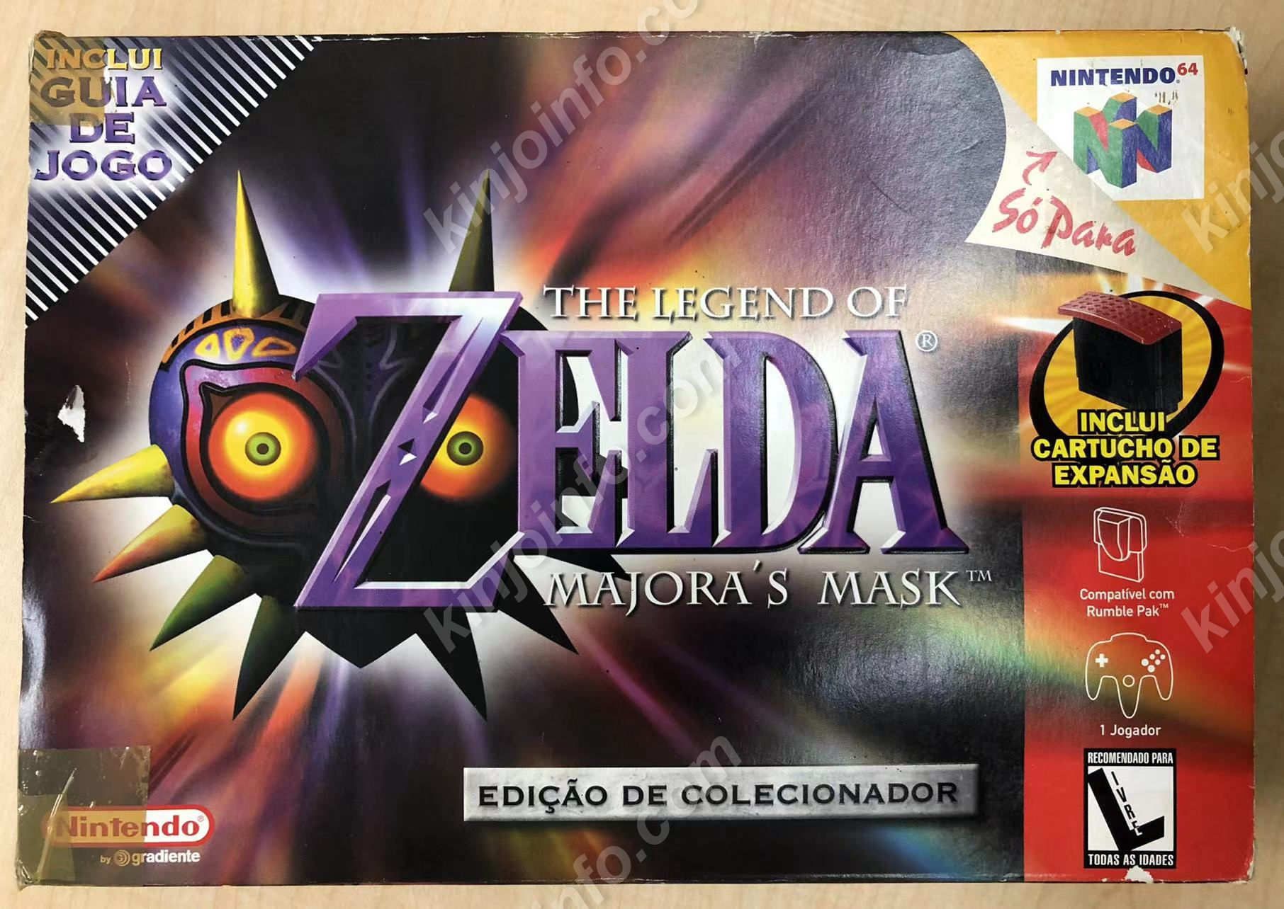 The Legend of Zelda: Majora's Mask（ゼルダの伝説 ムジュラの仮面）【中古・限定版・N64欧州版】