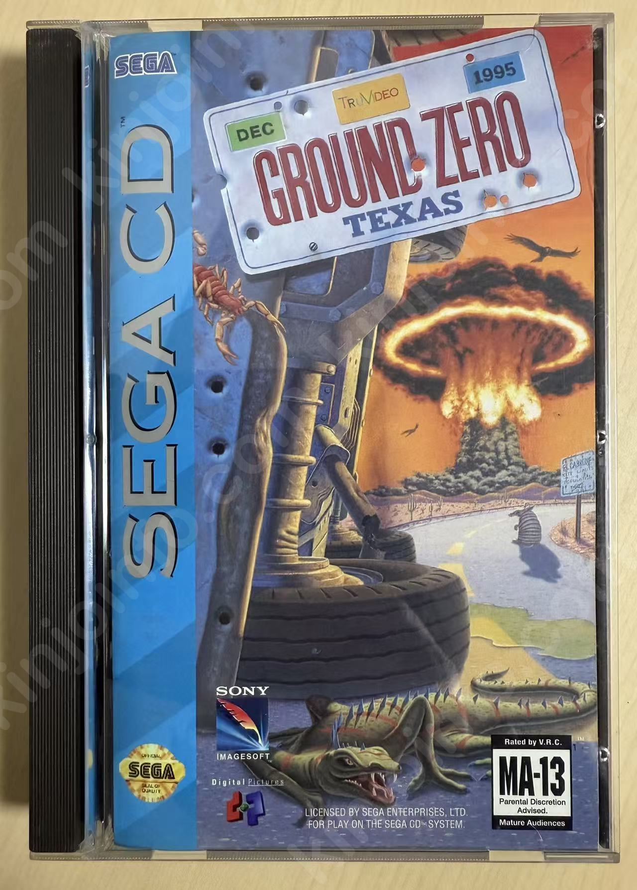 Ground Zero Texas【中古美品・SEGA CD北米版】