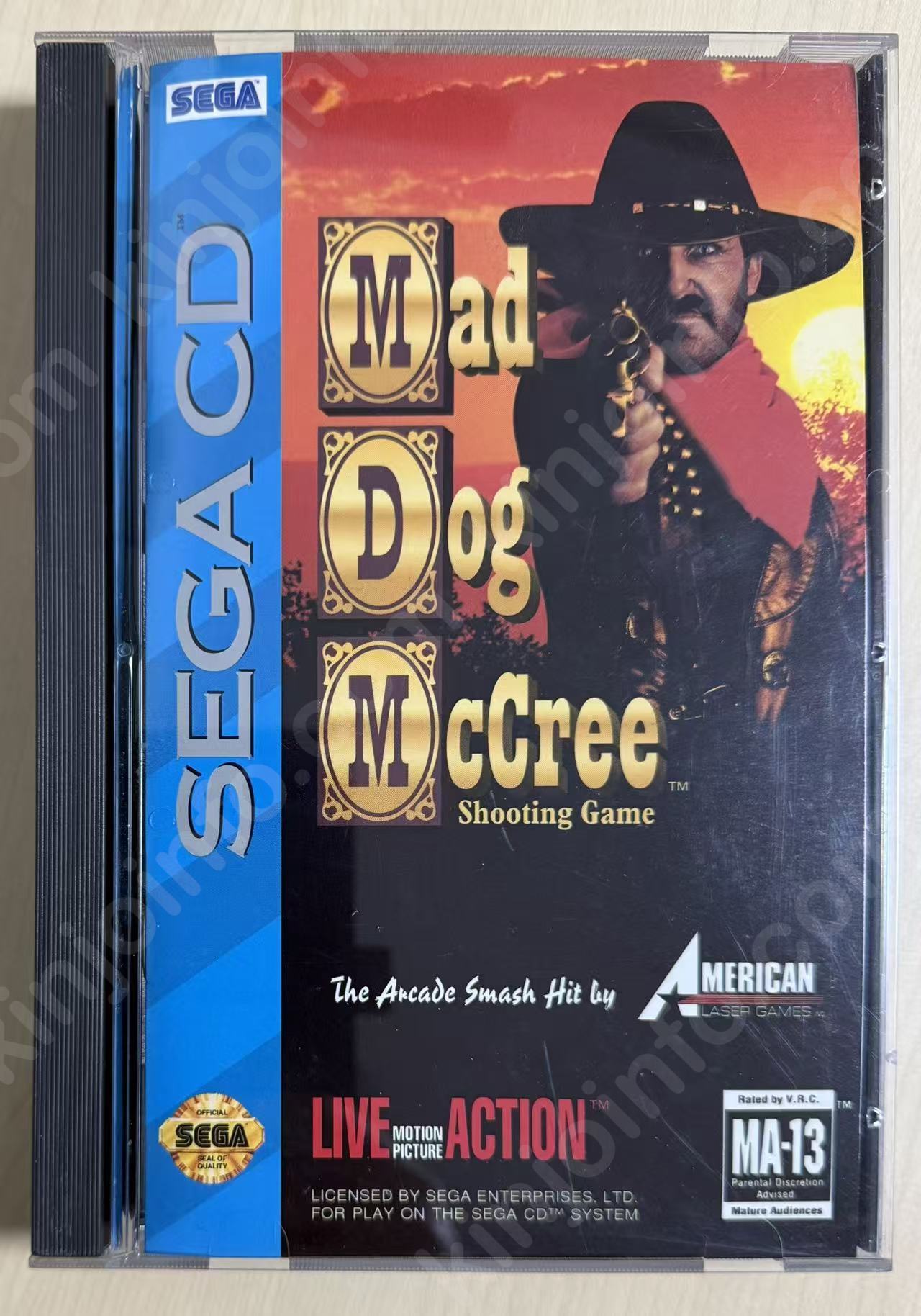 マッドドッグ・マックリー（Mad Dog McCree）【中古美品・SEGA CD北米版】