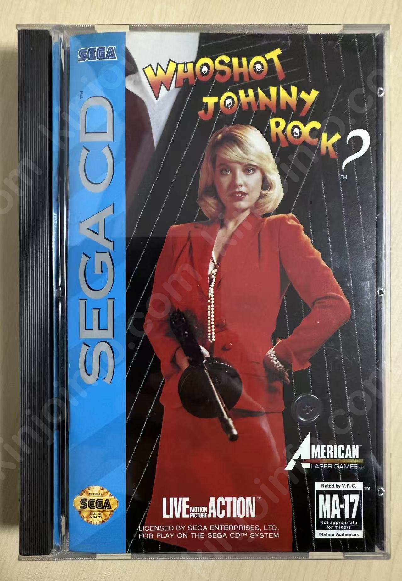 Who Shot Johnny Rock【中古美品・SEGA CD北米版】