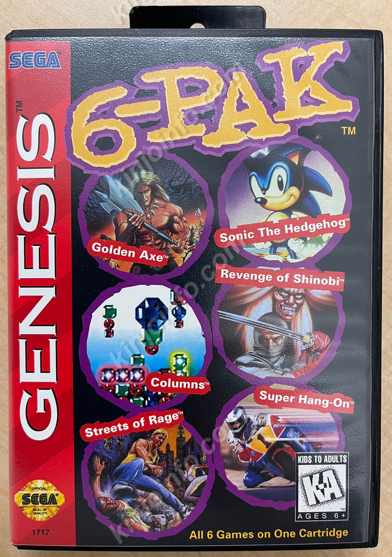 6-Pak【中古美品・genesis北米版】