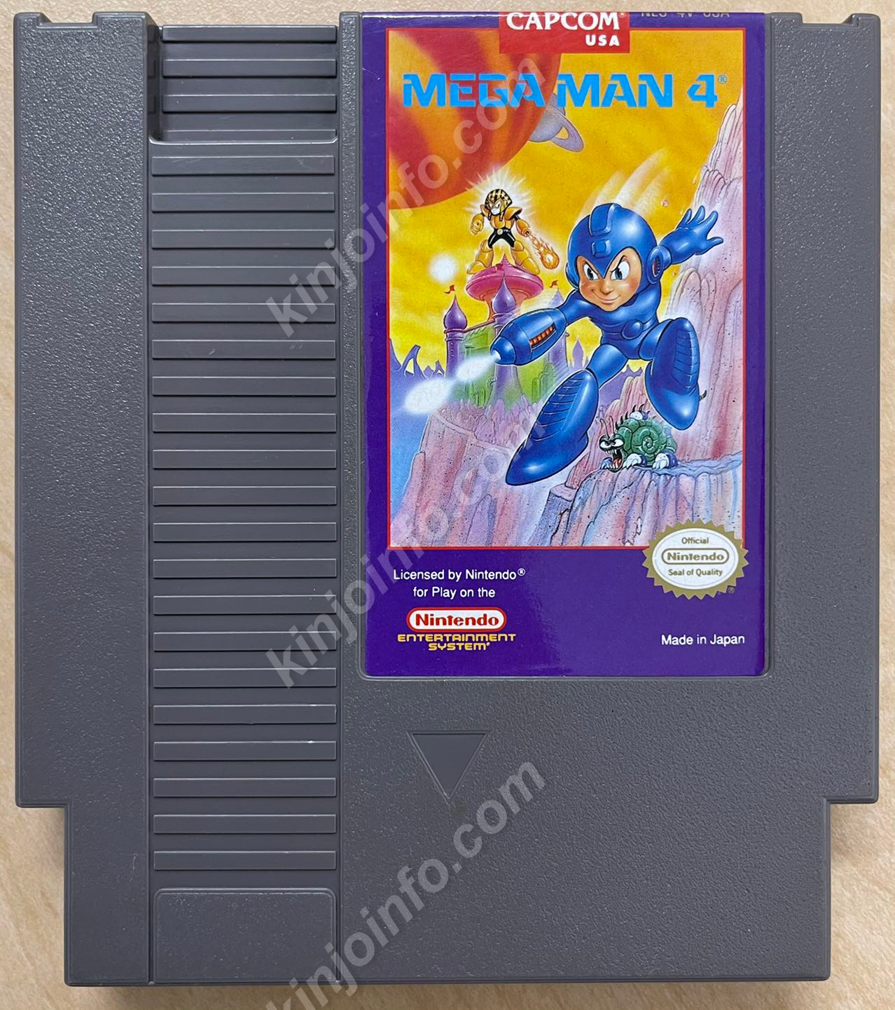 MEGAMAN 4（ロックマン4 新たなる野望!!）【中古・NES北米版】