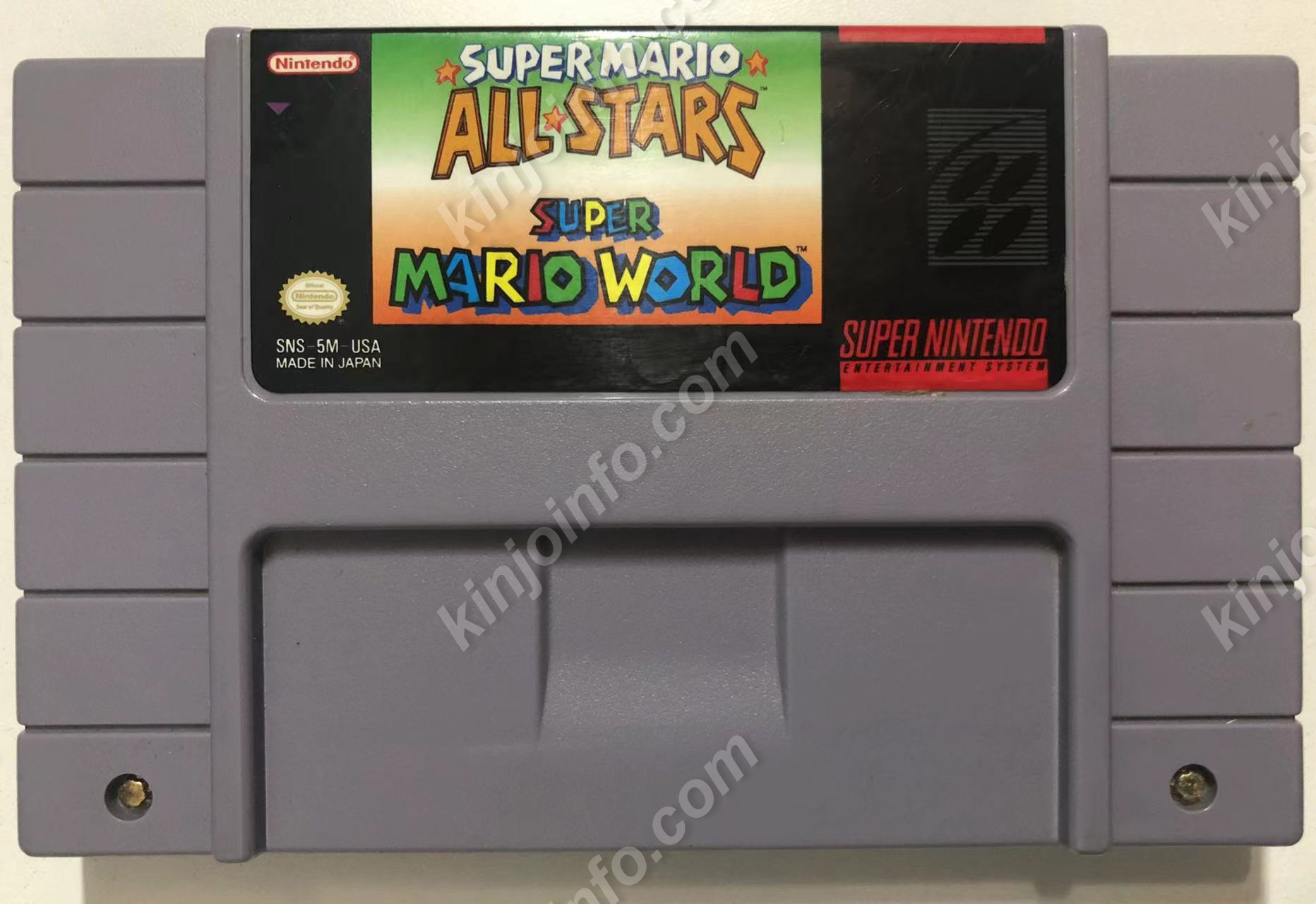 Super Mario All-Stars & Super Mario World【中古・SNES北米版 