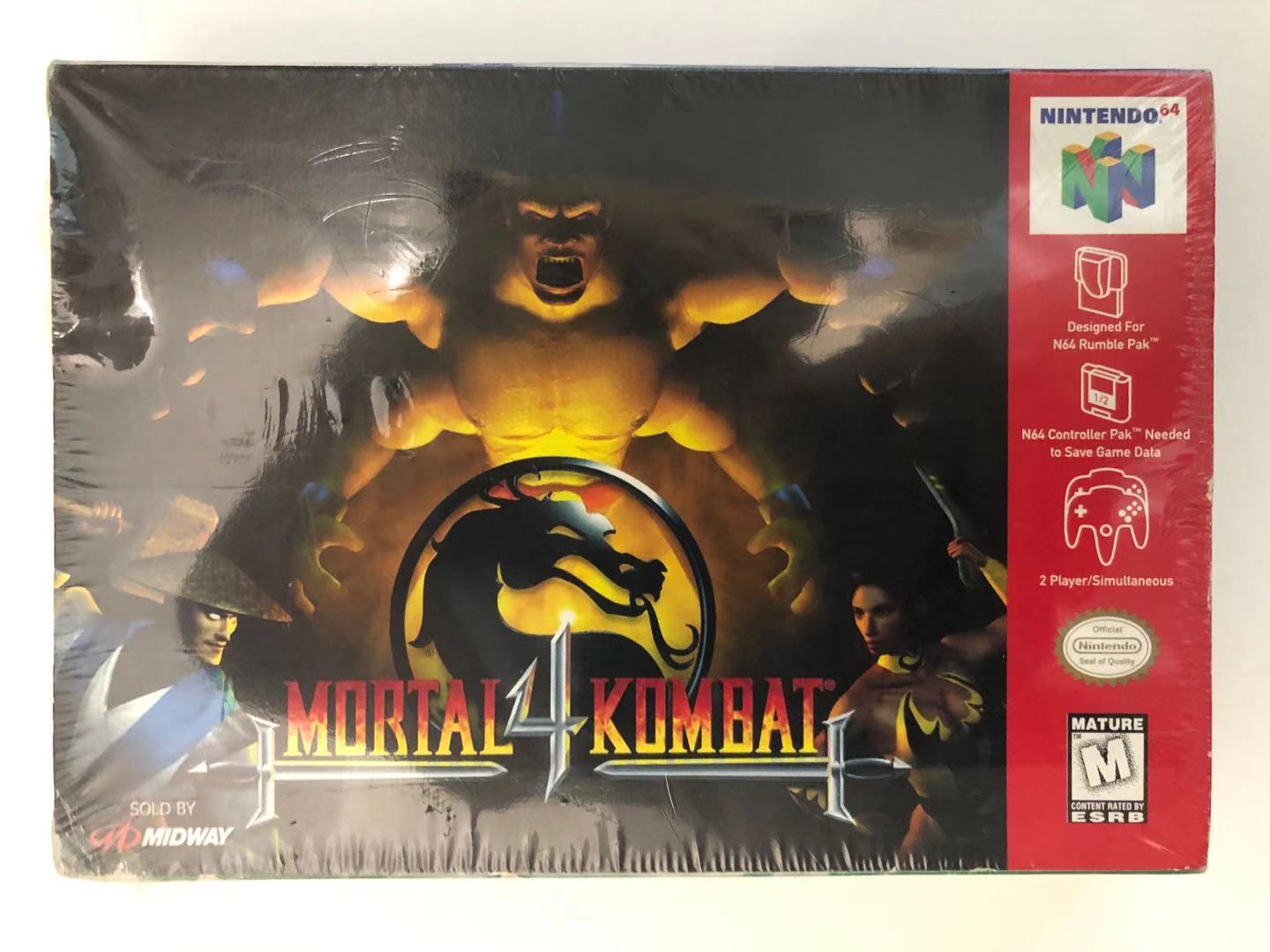 Mortal Kombat 4【中古美品・N64北米版】